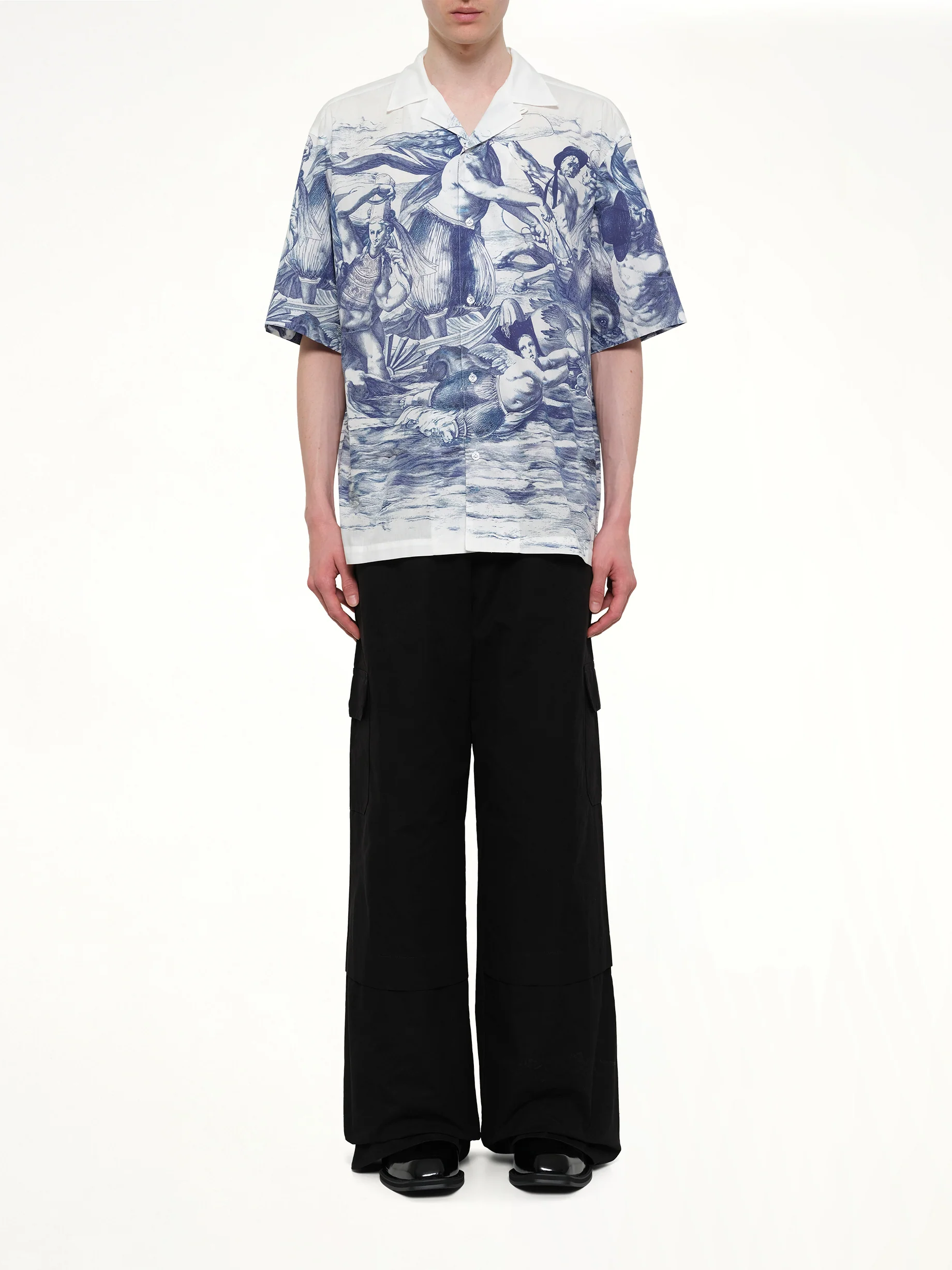 Breizh Print Cuba Shirt in Blue - Image 7