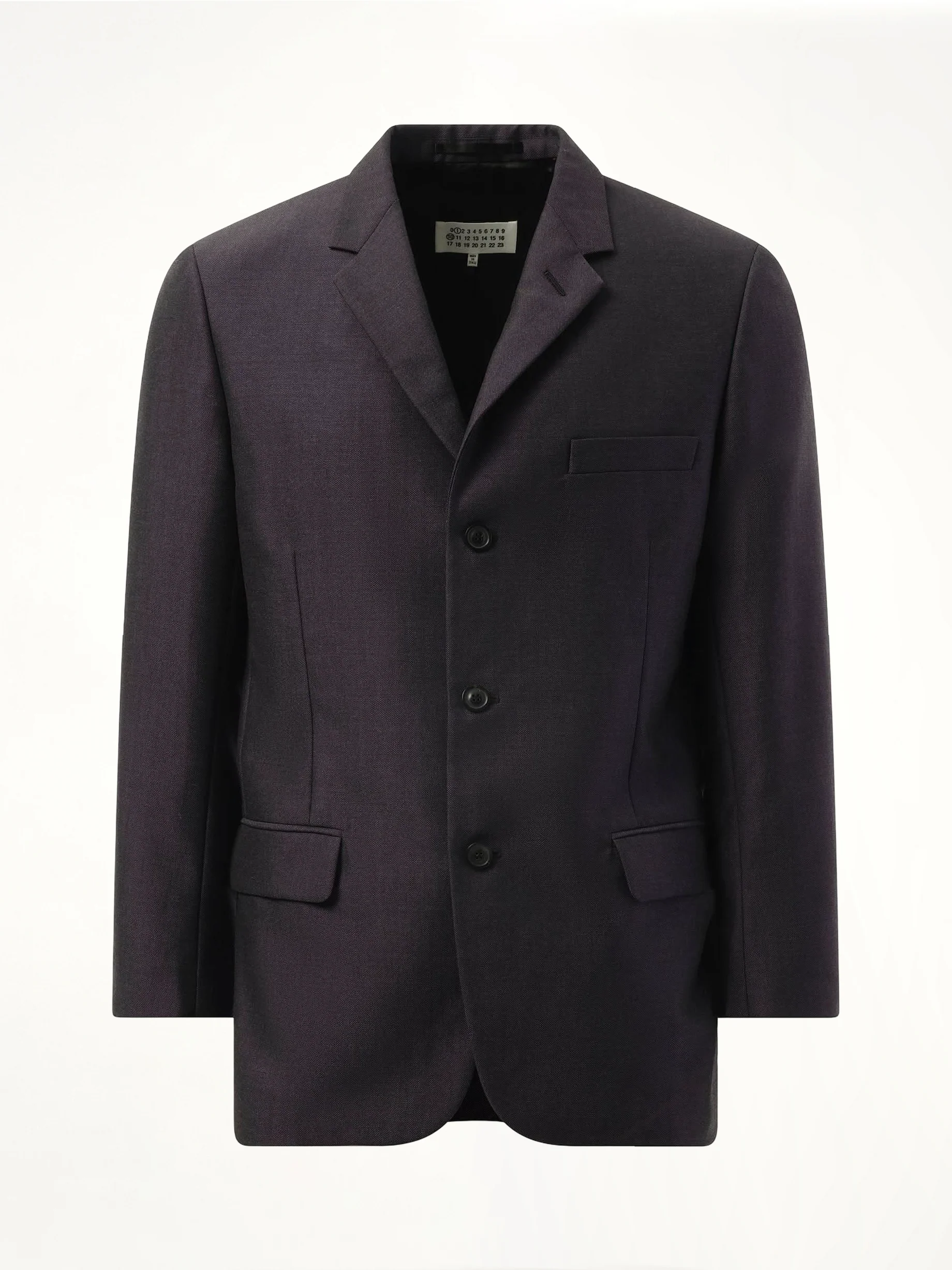 British Mohair Suit Jacket in Charcoal - Image 2