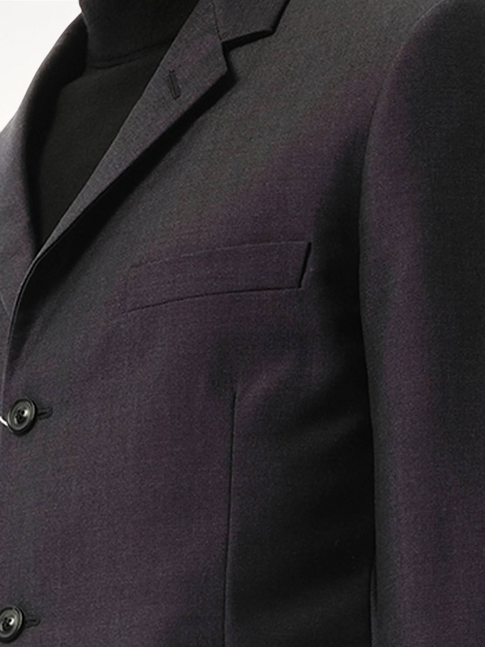 British Mohair Suit Jacket in Charcoal - Image 3
