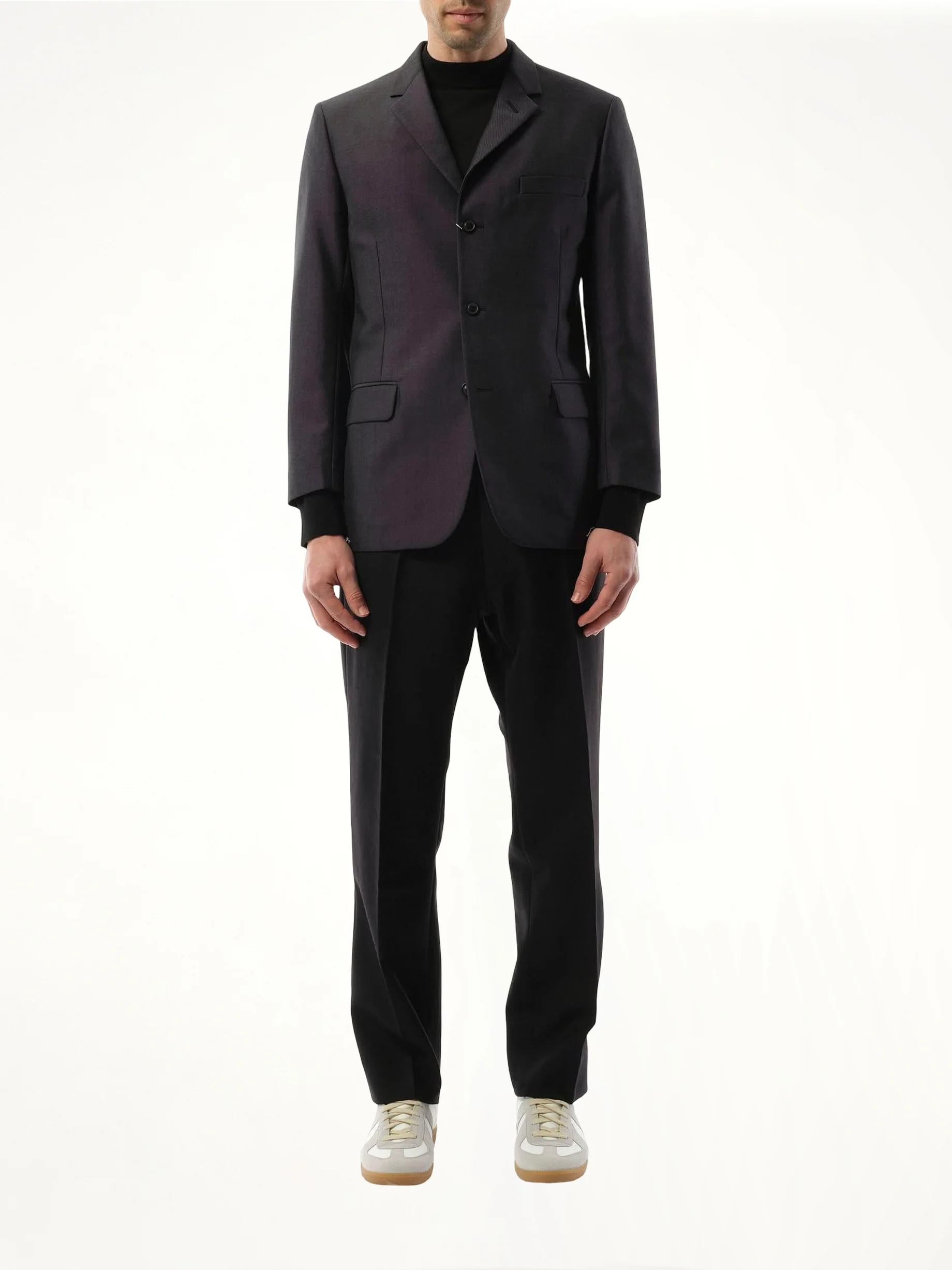 British Mohair Suit Jacket in Charcoal - Image 4