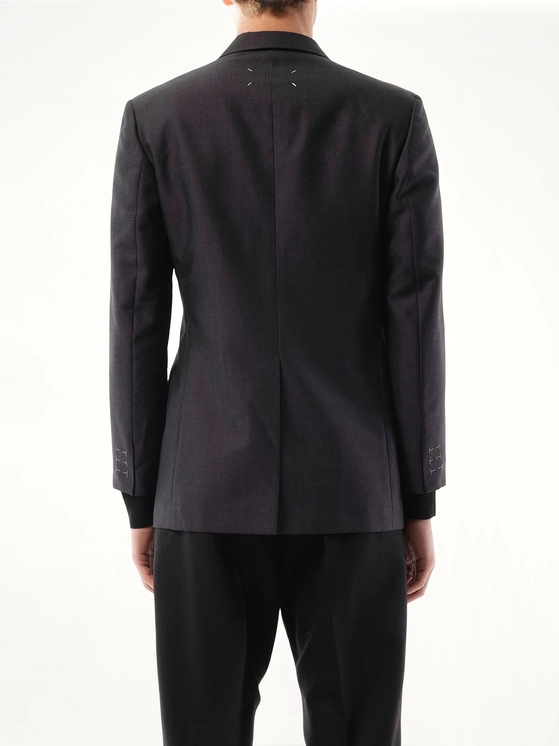 British Mohair Suit Jacket in Charcoal - Image 6