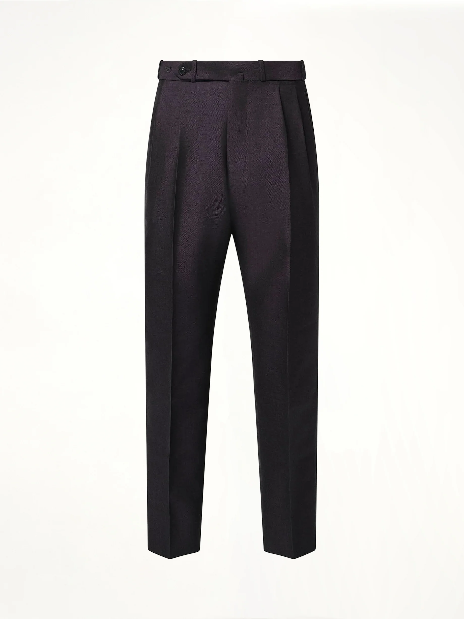 British Mohair Suit Pants in Charcoal - Image 2