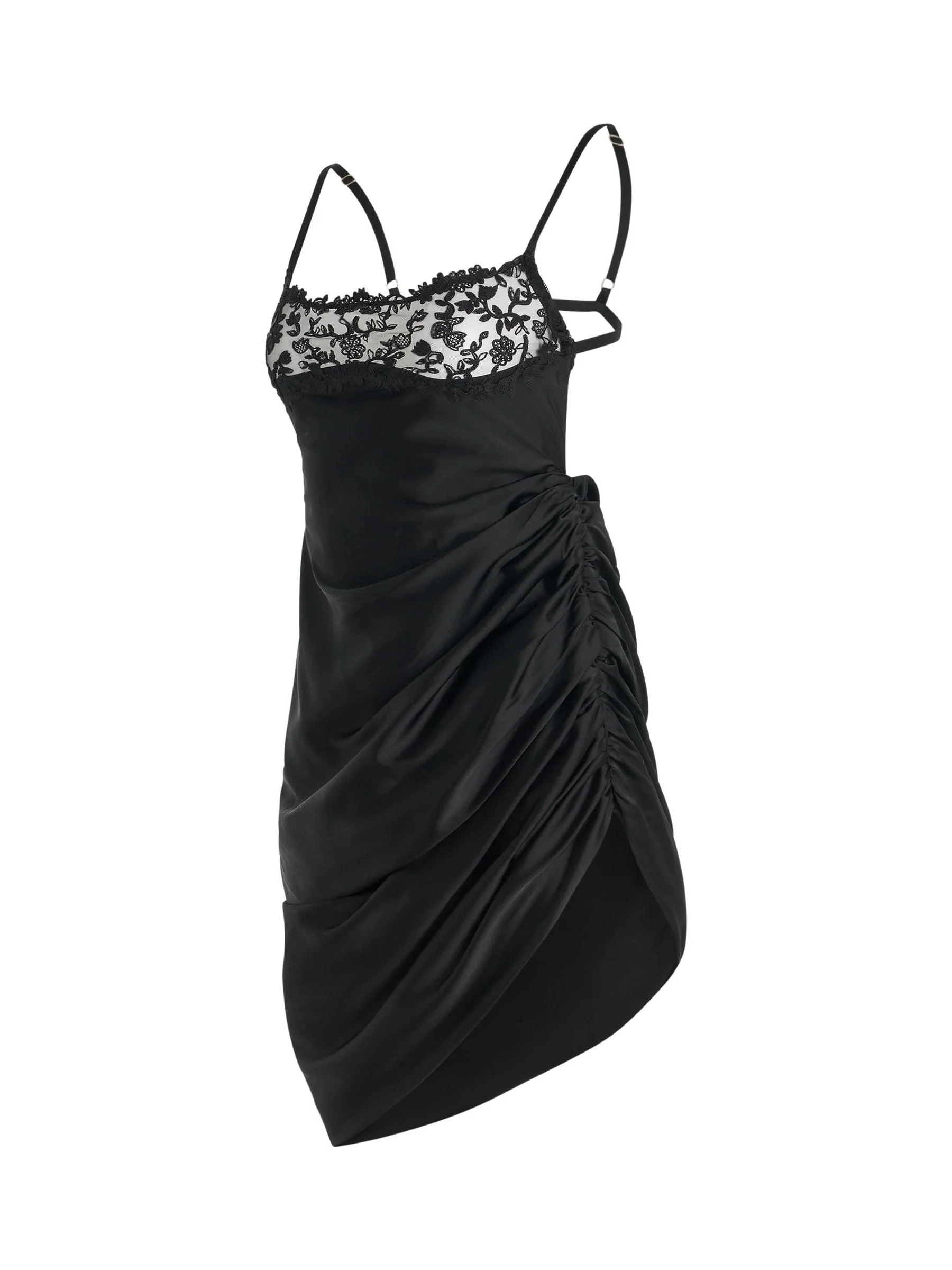 Brodee Lingerine Dress in Black - Image 2