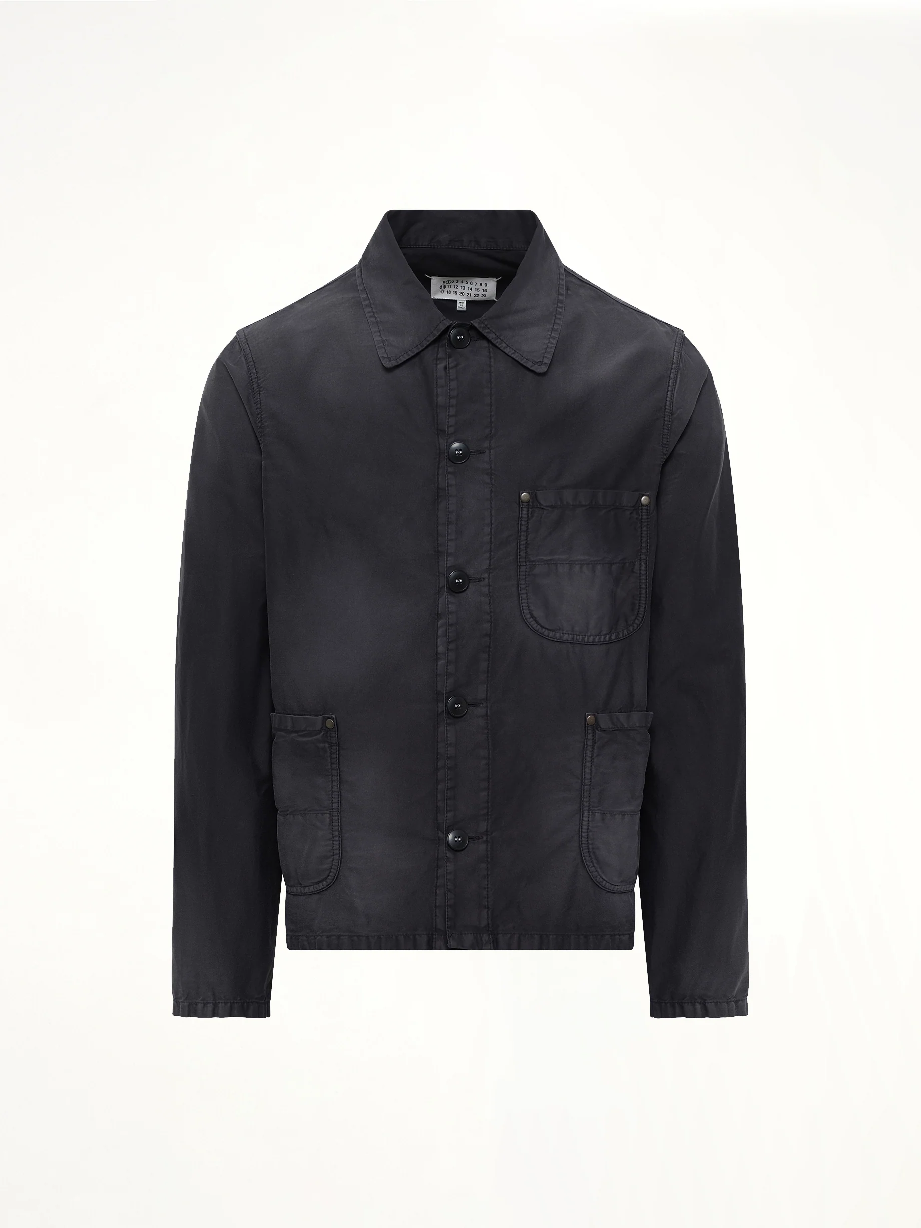 Brushed Moleskin Jacket in Black - Image 2