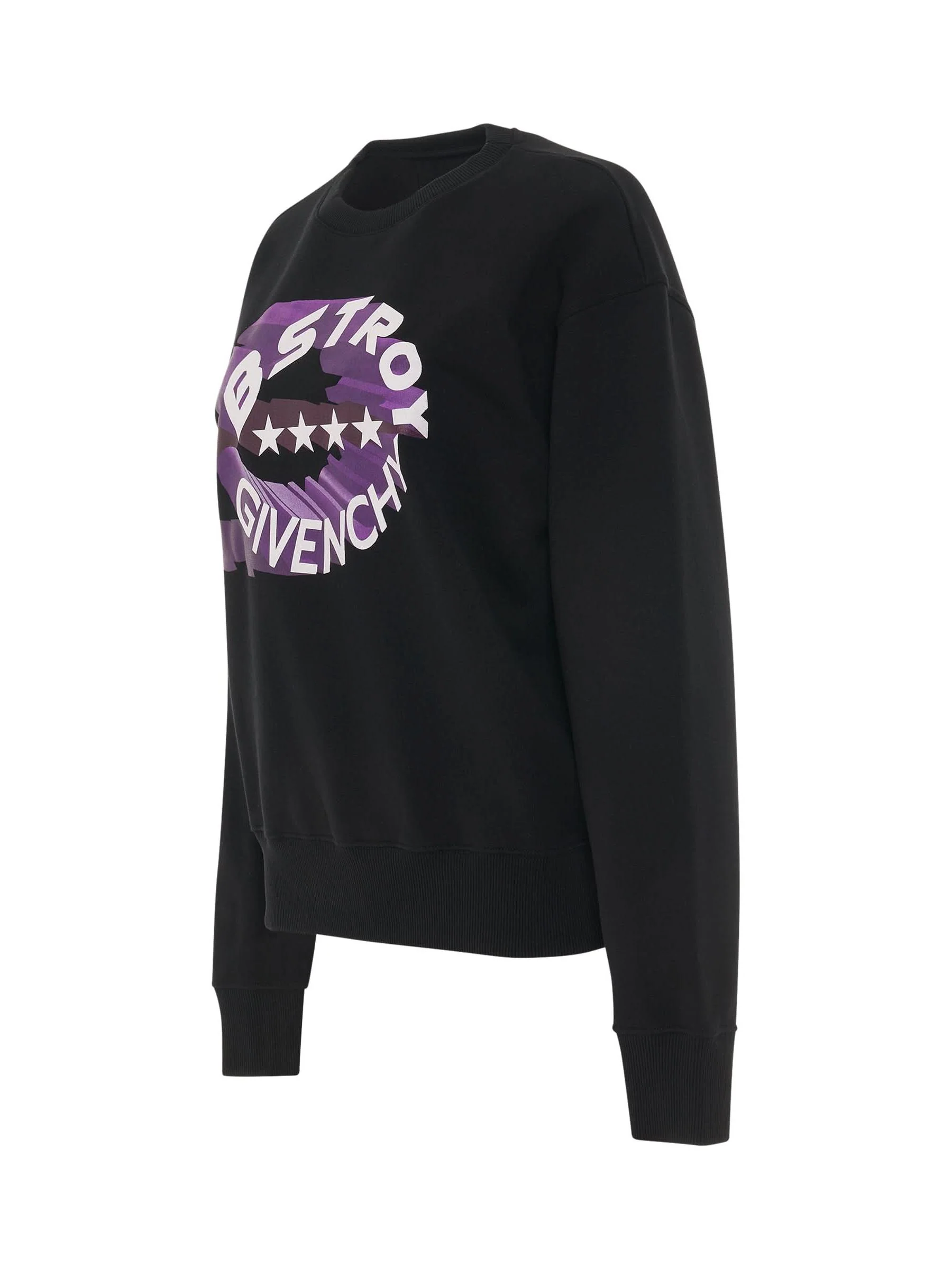 BSTROY Circle Logo Sweatshirt in Black - Image 2