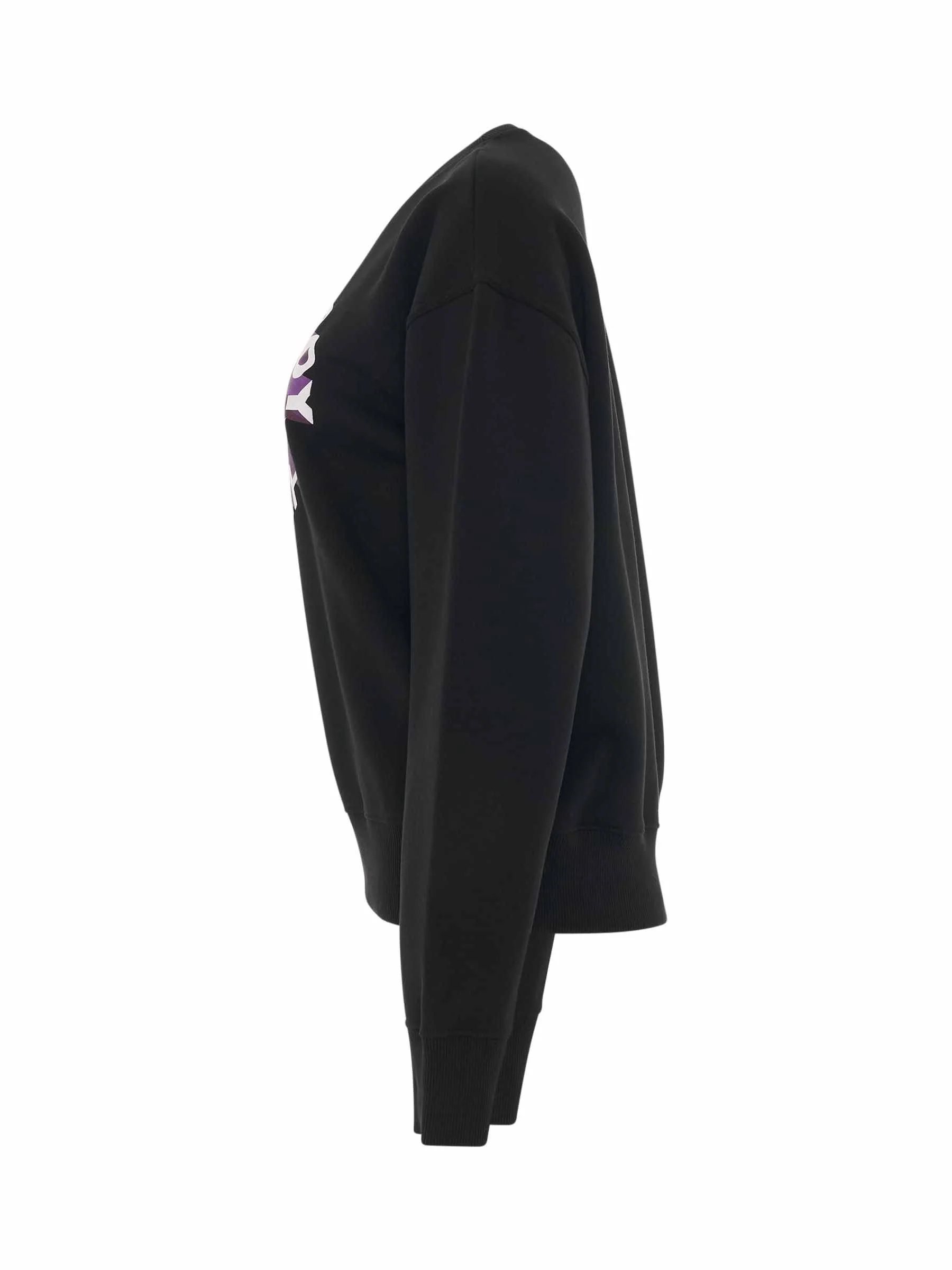 BSTROY Circle Logo Sweatshirt in Black - Image 3