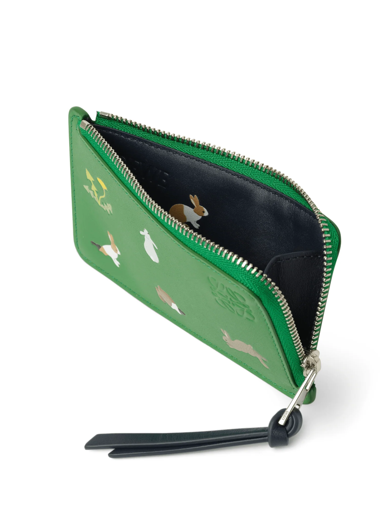 Bunnies Coin Cardholder in Tropical Green - Image 2