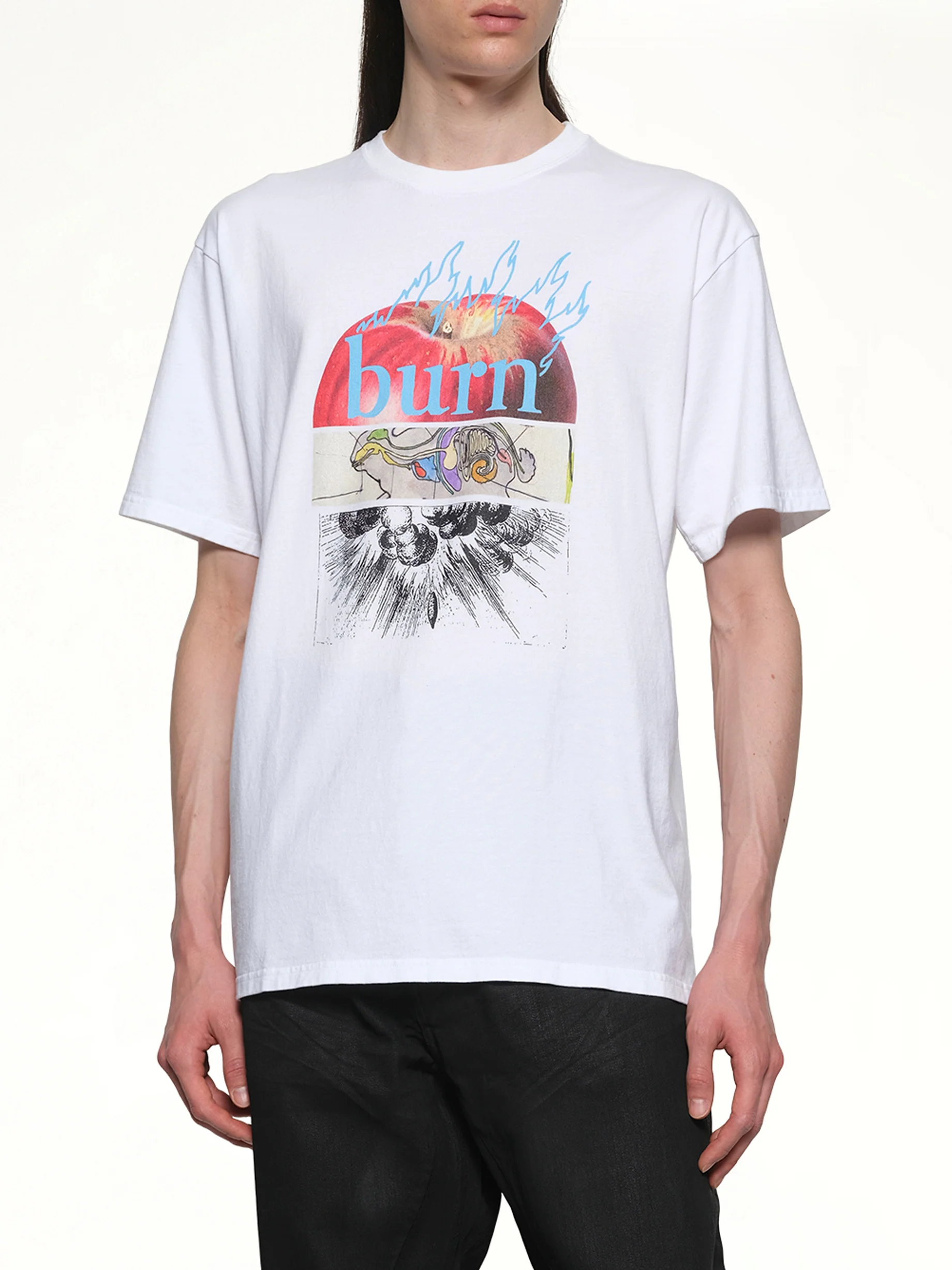 Burn T-Shirt in White - Image 6