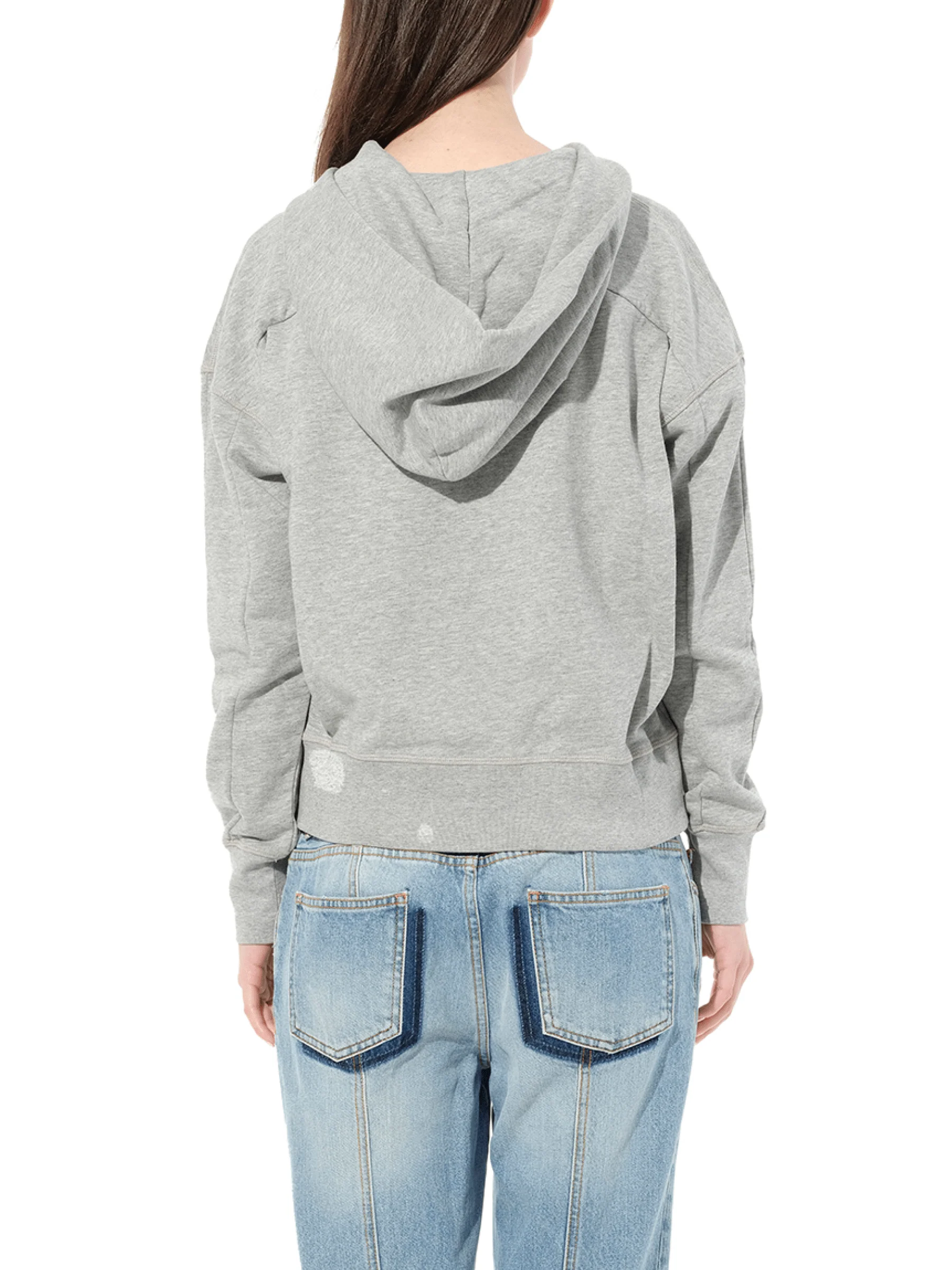 Butterfly Skull Sweatshirt in Grey - Image 6