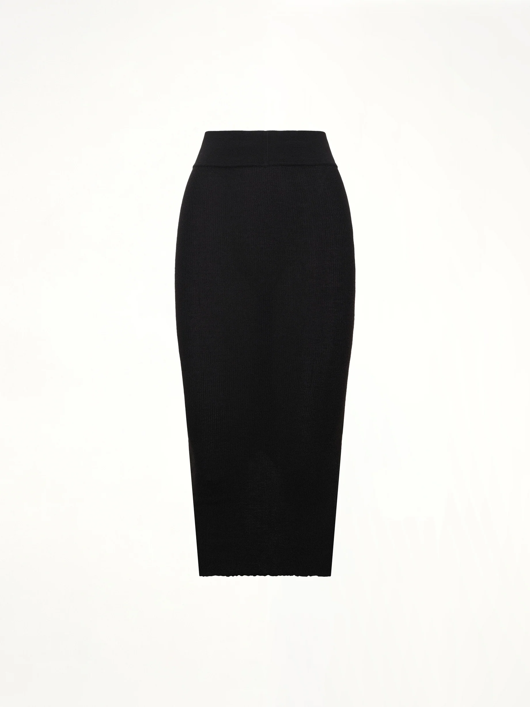 Calf Skirt Motivo in Black - Image 2
