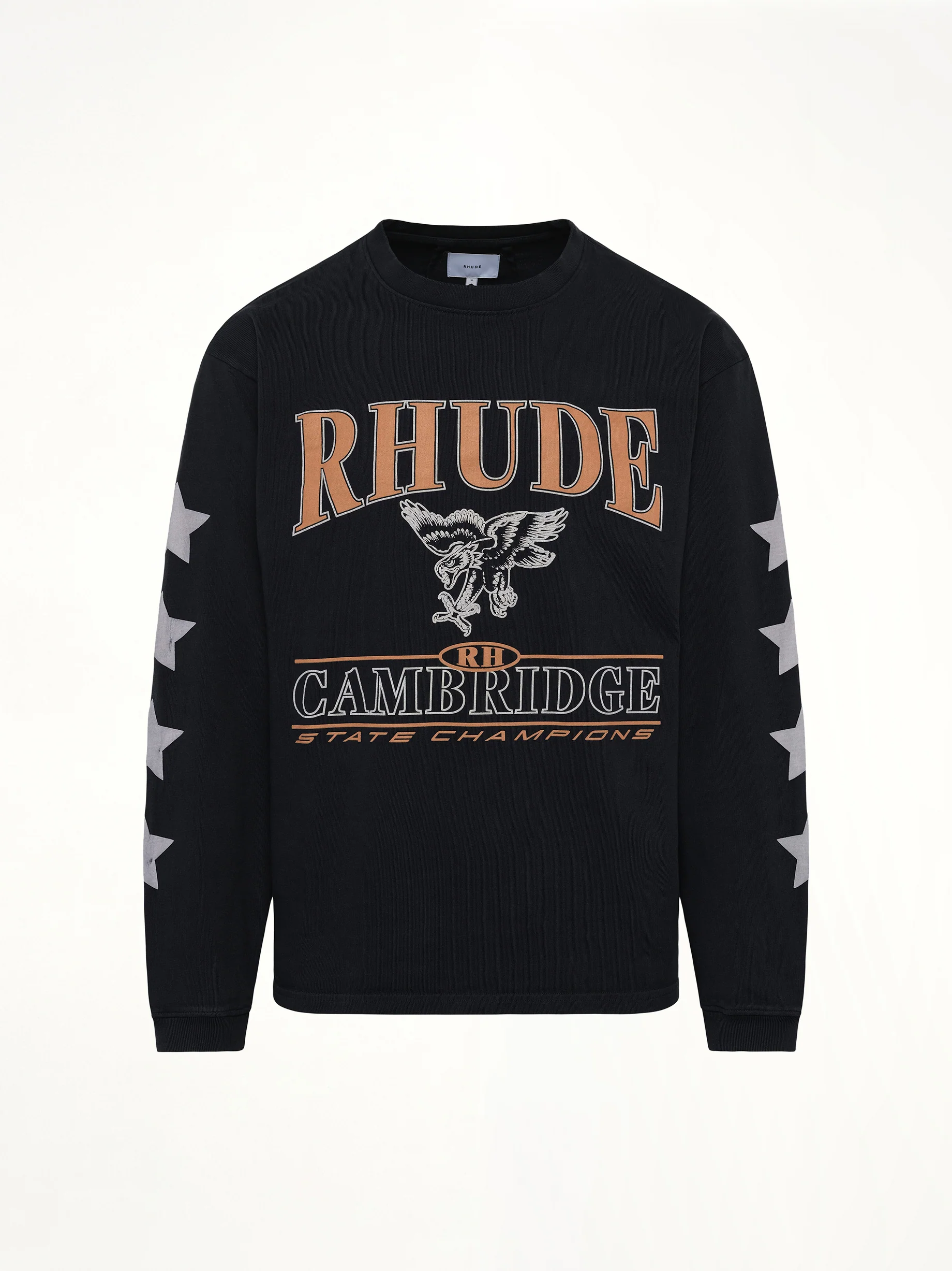 Cambridge State Champs LS T-Shirt in Vintage Black - Image 2