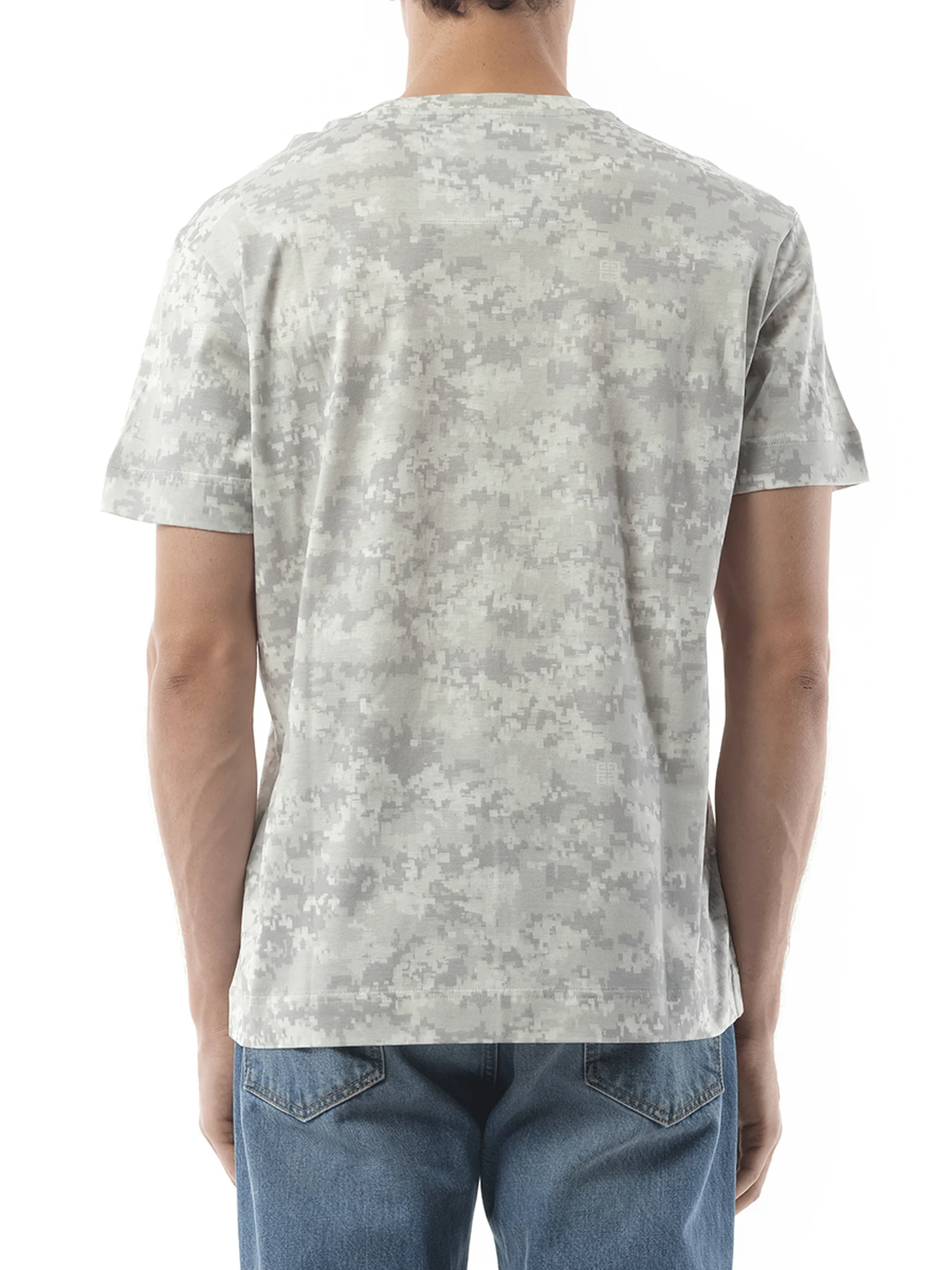 Camo All Over T-Shirt in Pearl Grey - Image 6