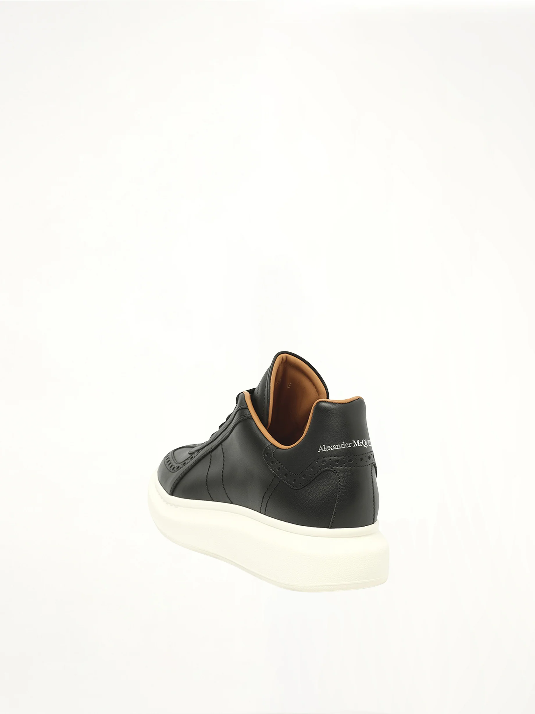 Candid Calf Larry Sneaker in Black/White - Image 3