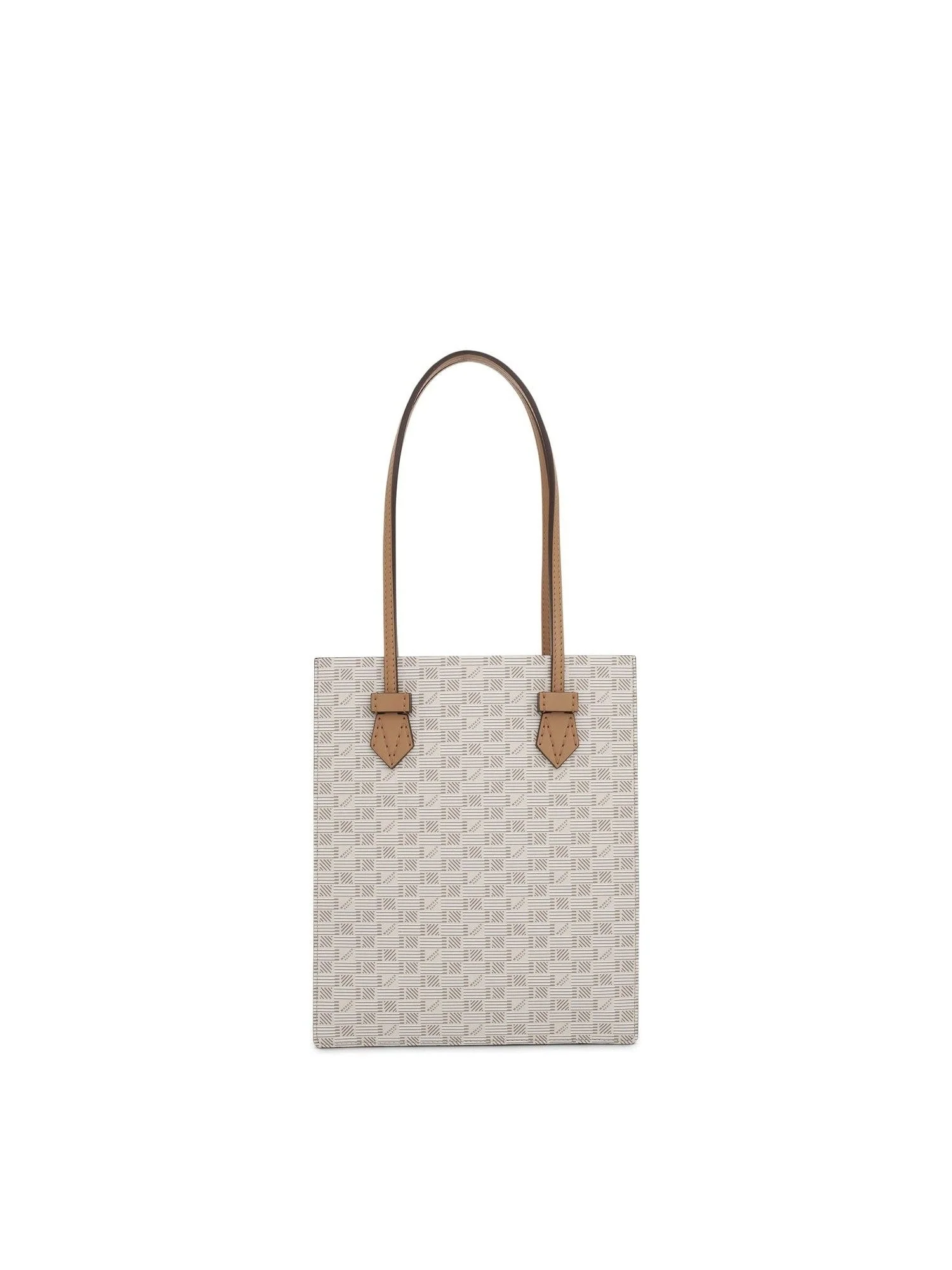 Cannes Vertical Tote GM with Stripes in Champagne - Image 3
