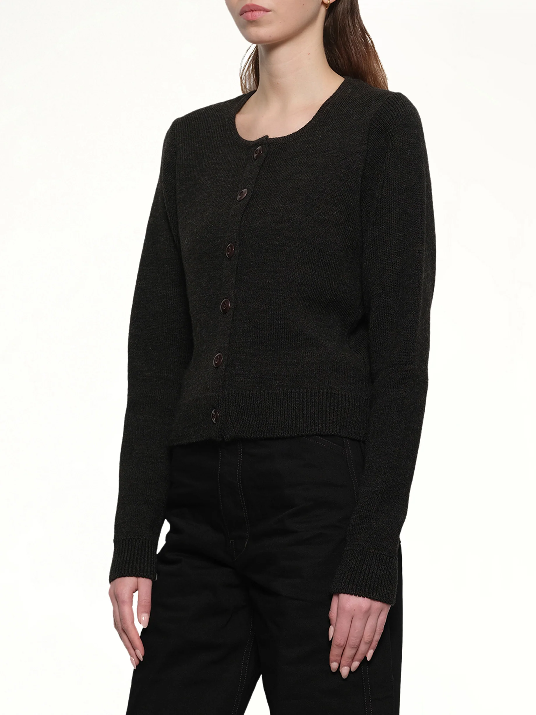 Cardigan in Dark Espresso - Image 6