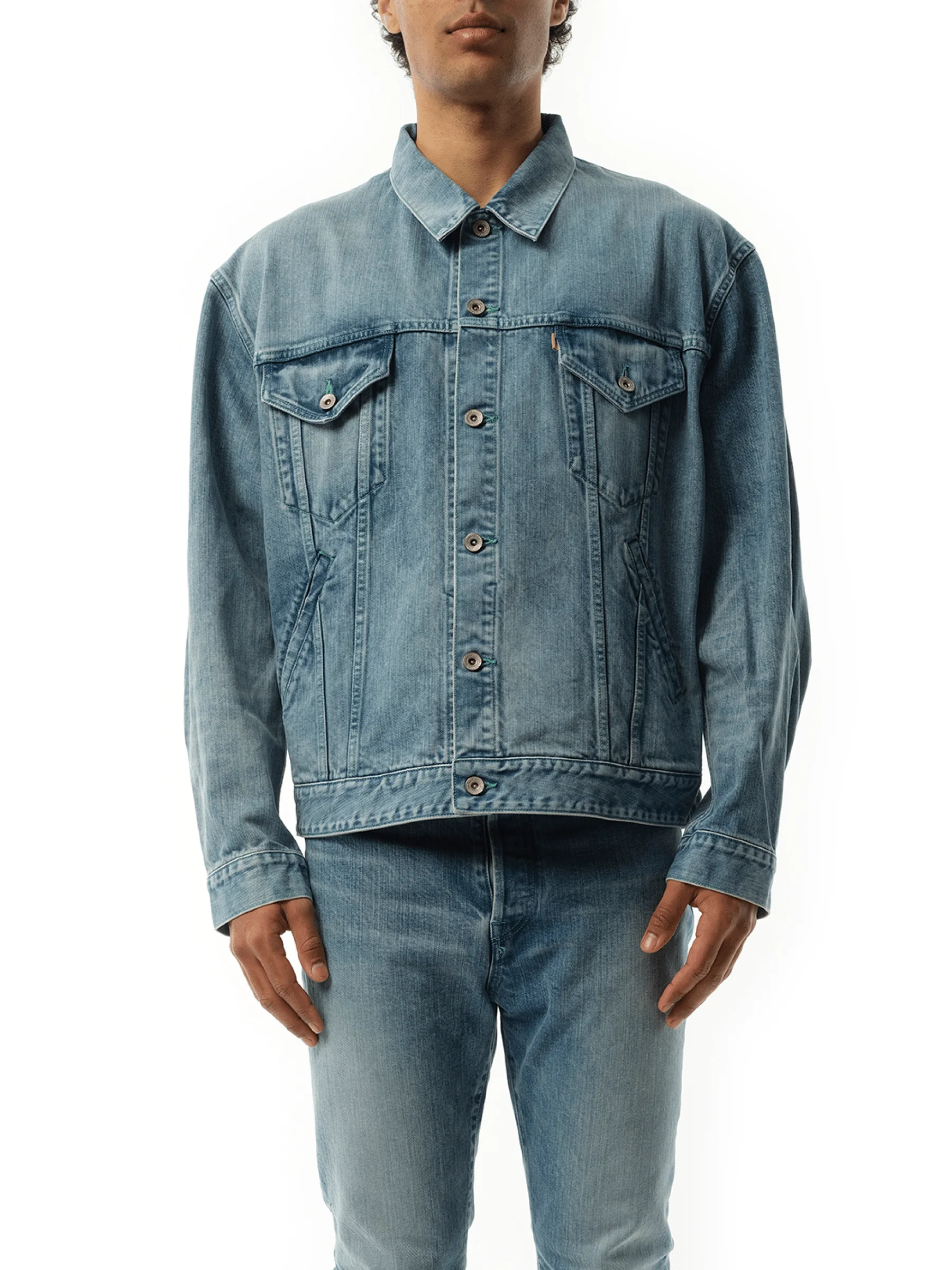 Care Denim Jacket in Indigo