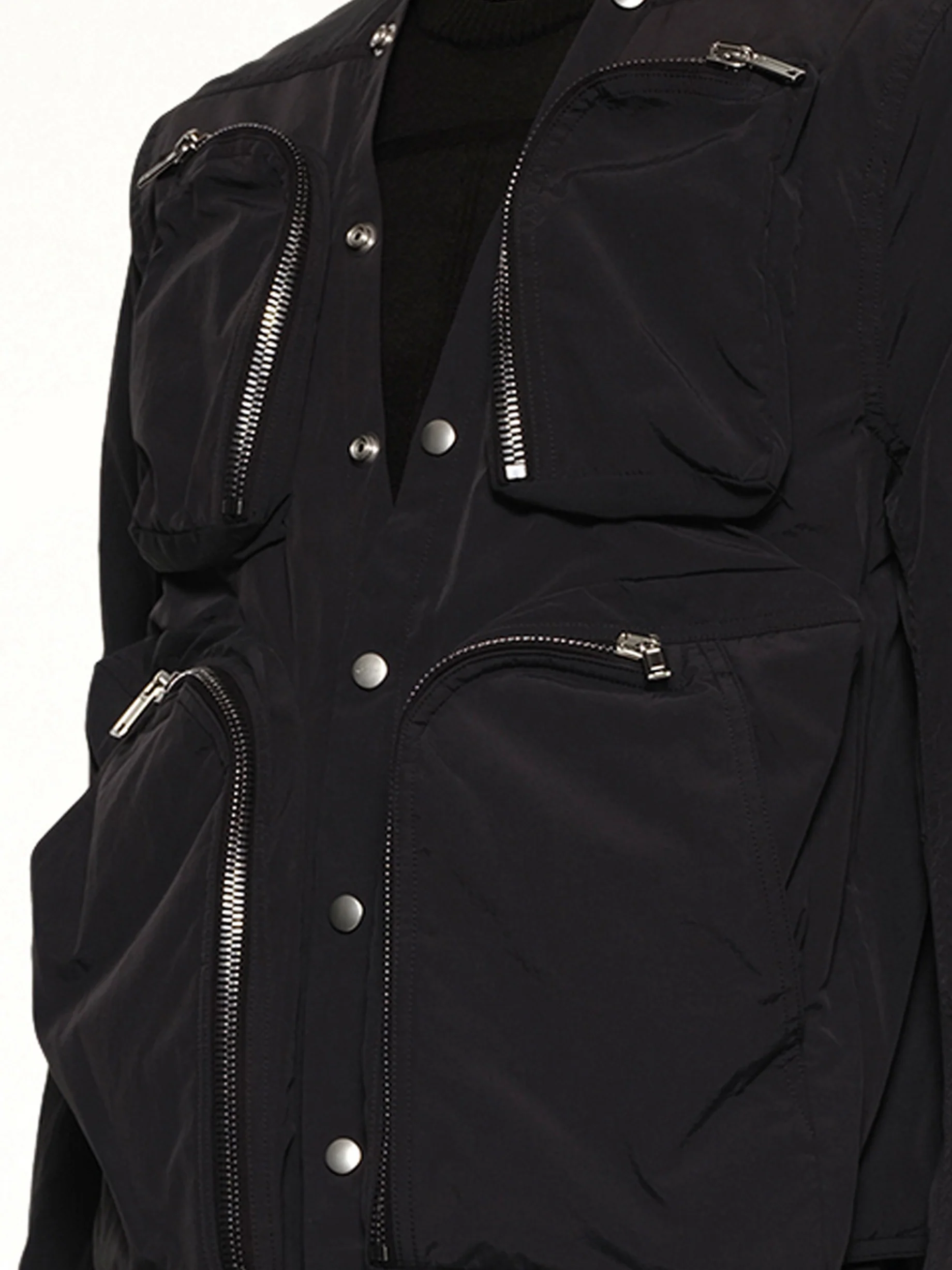 Cargo Jacket in Black - Image 3