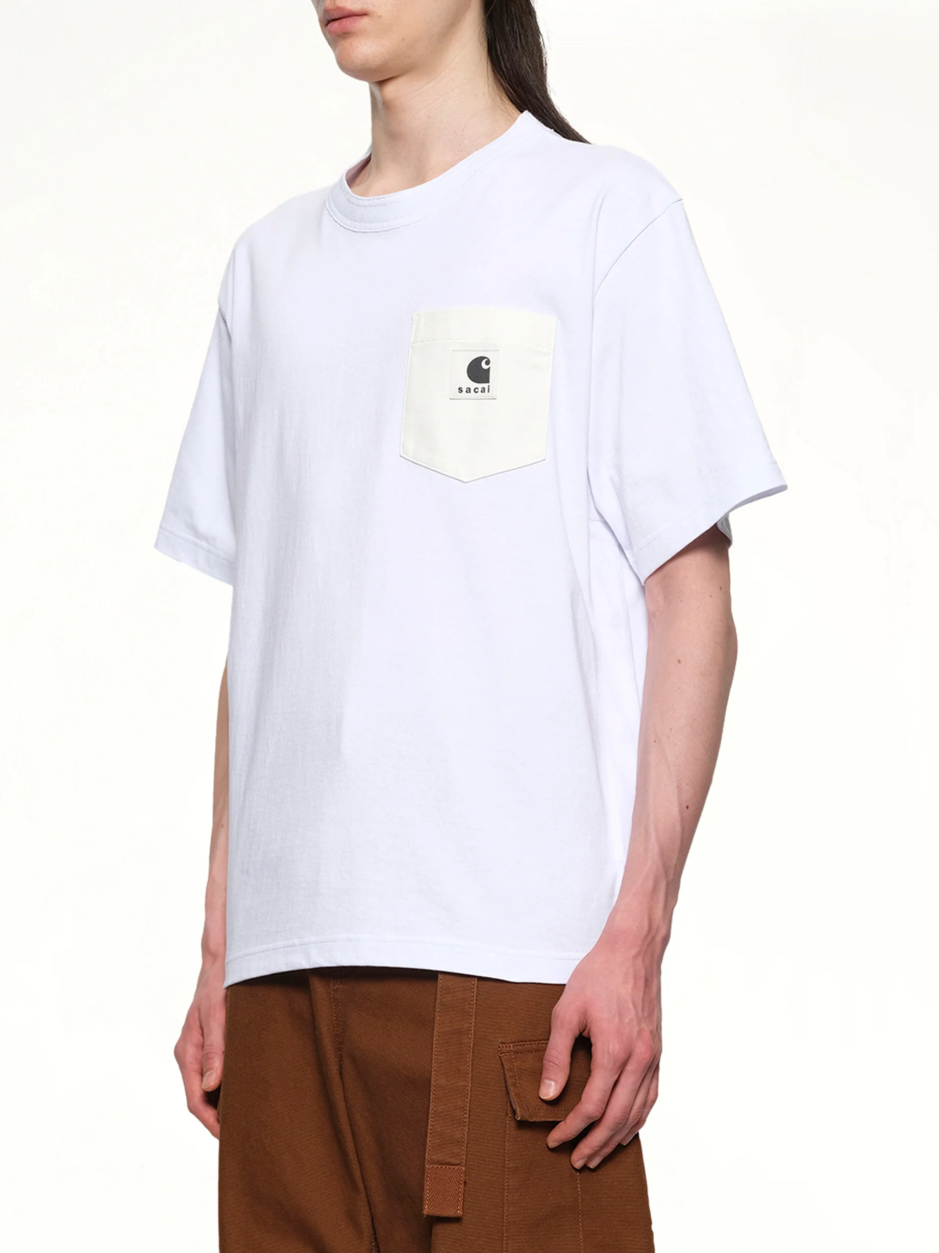 Carhartt WIP Cotton Jersey T-Shirt in White - Image 3
