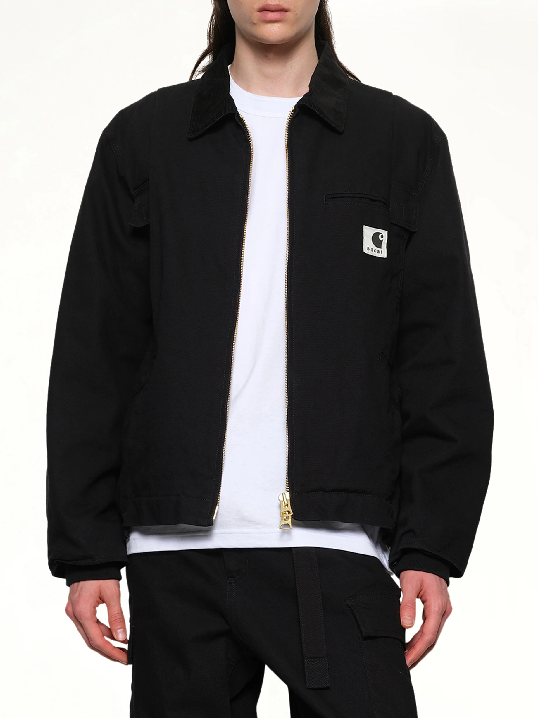 Carhartt WIP Duck Jacket in Black - Image 6