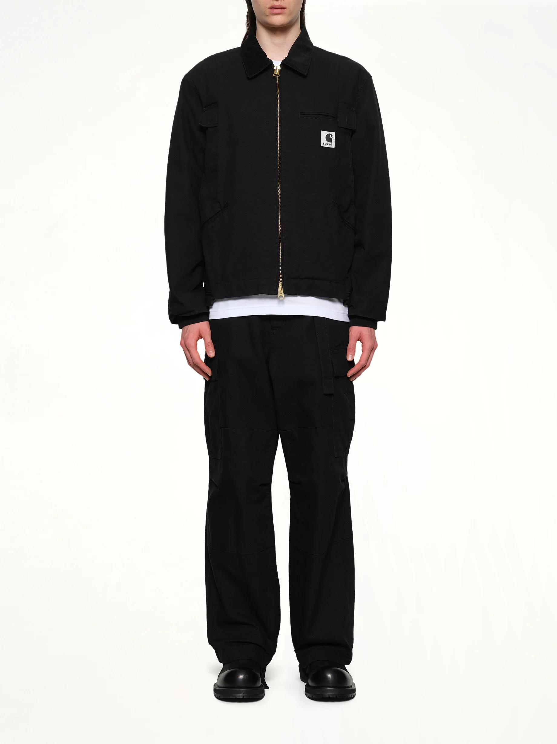 Carhartt WIP Duck Jacket in Black - Image 7