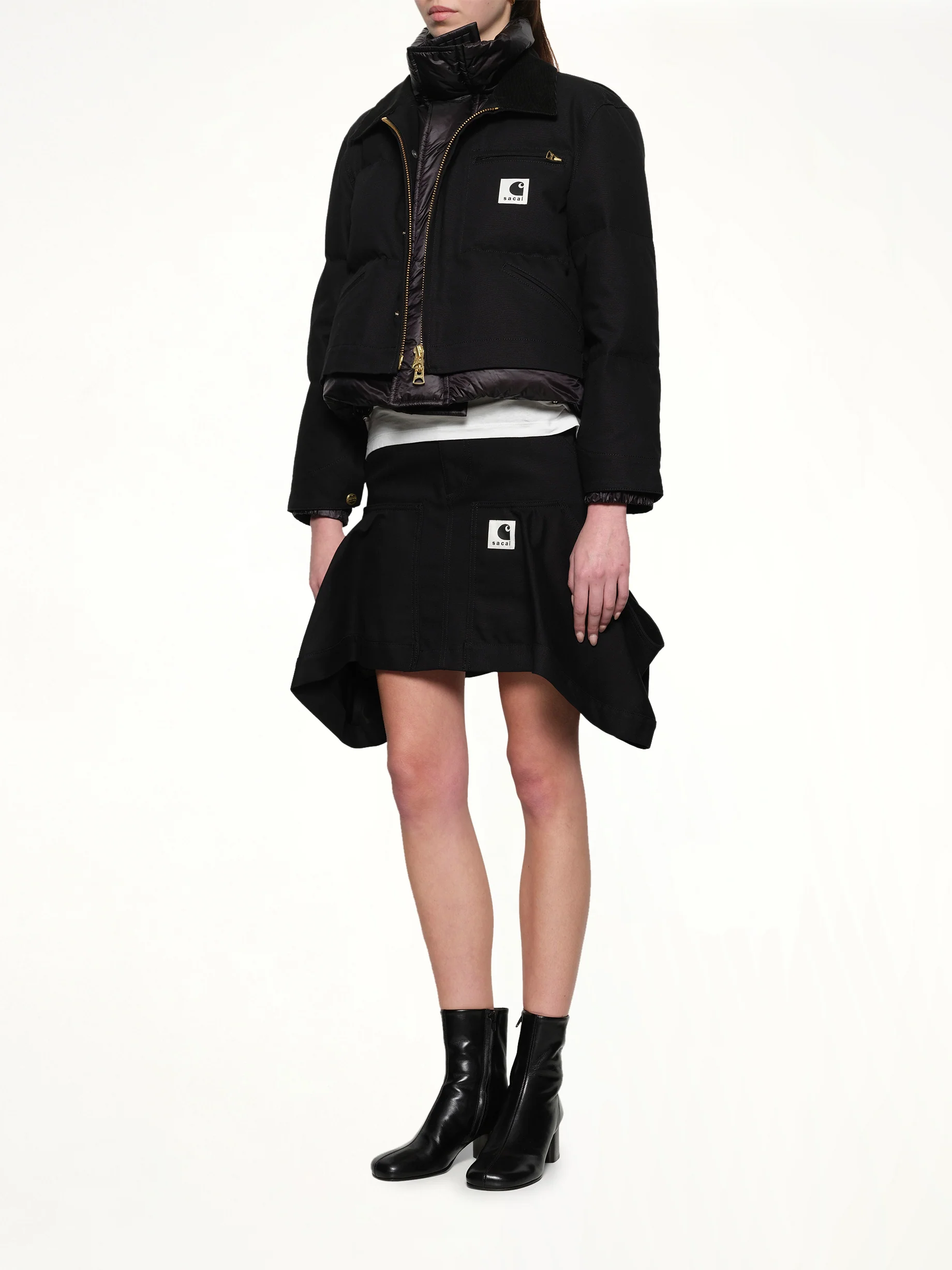 Carhartt WIP Duck Puffer Jacket in Black - Image 4