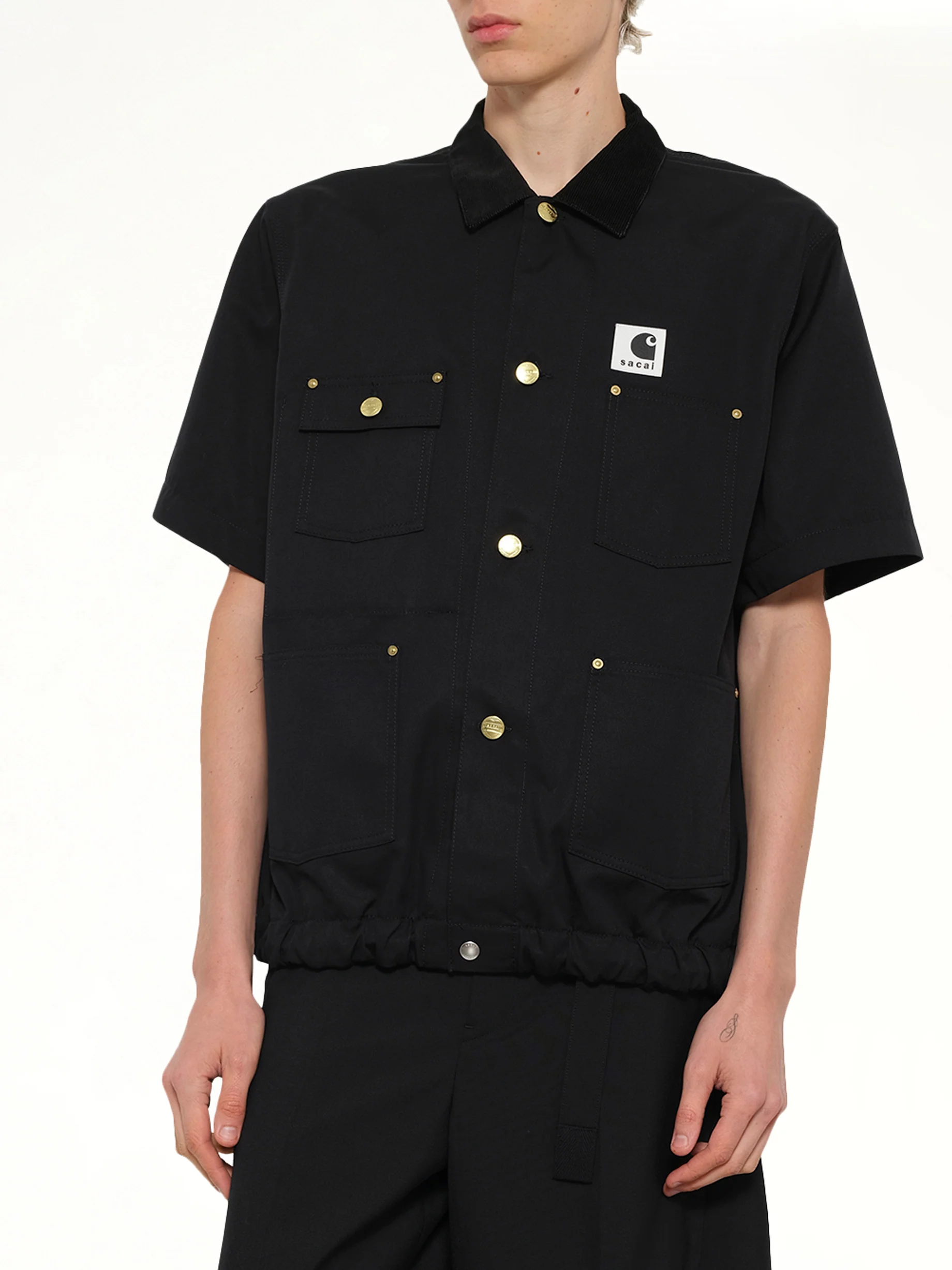 Carhartt WIP Duck Shirt in Black - Image 6