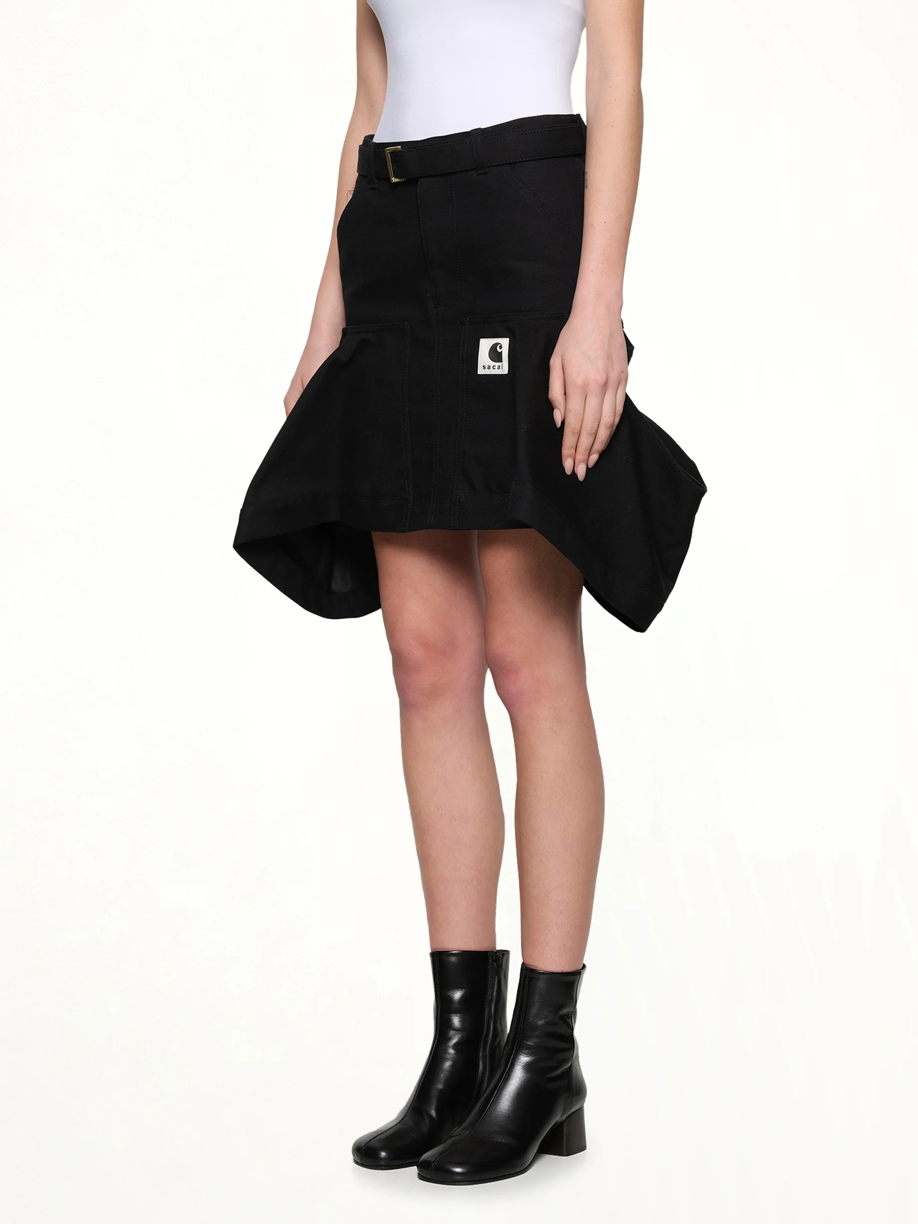 Carhartt WIP Duck Skirt in Black - Image 3