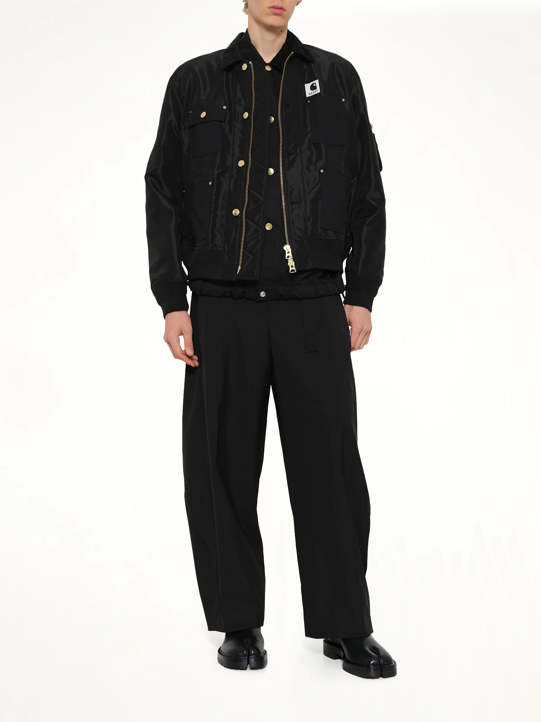 Carhartt WIP Nylon Twill x Duck Blouson in Black - Image 4