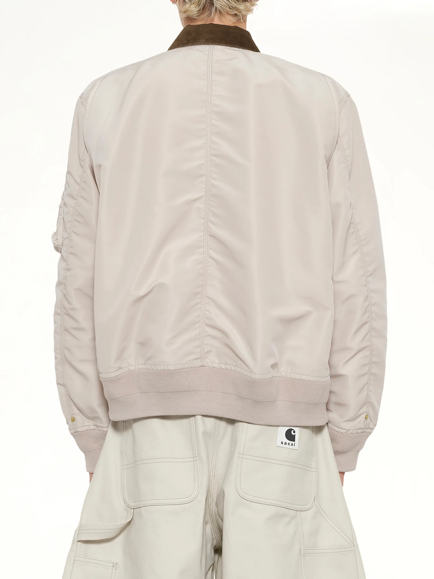 Carhartt WIP Nylon Twill x Duck Blouson in Ivory - Image 5