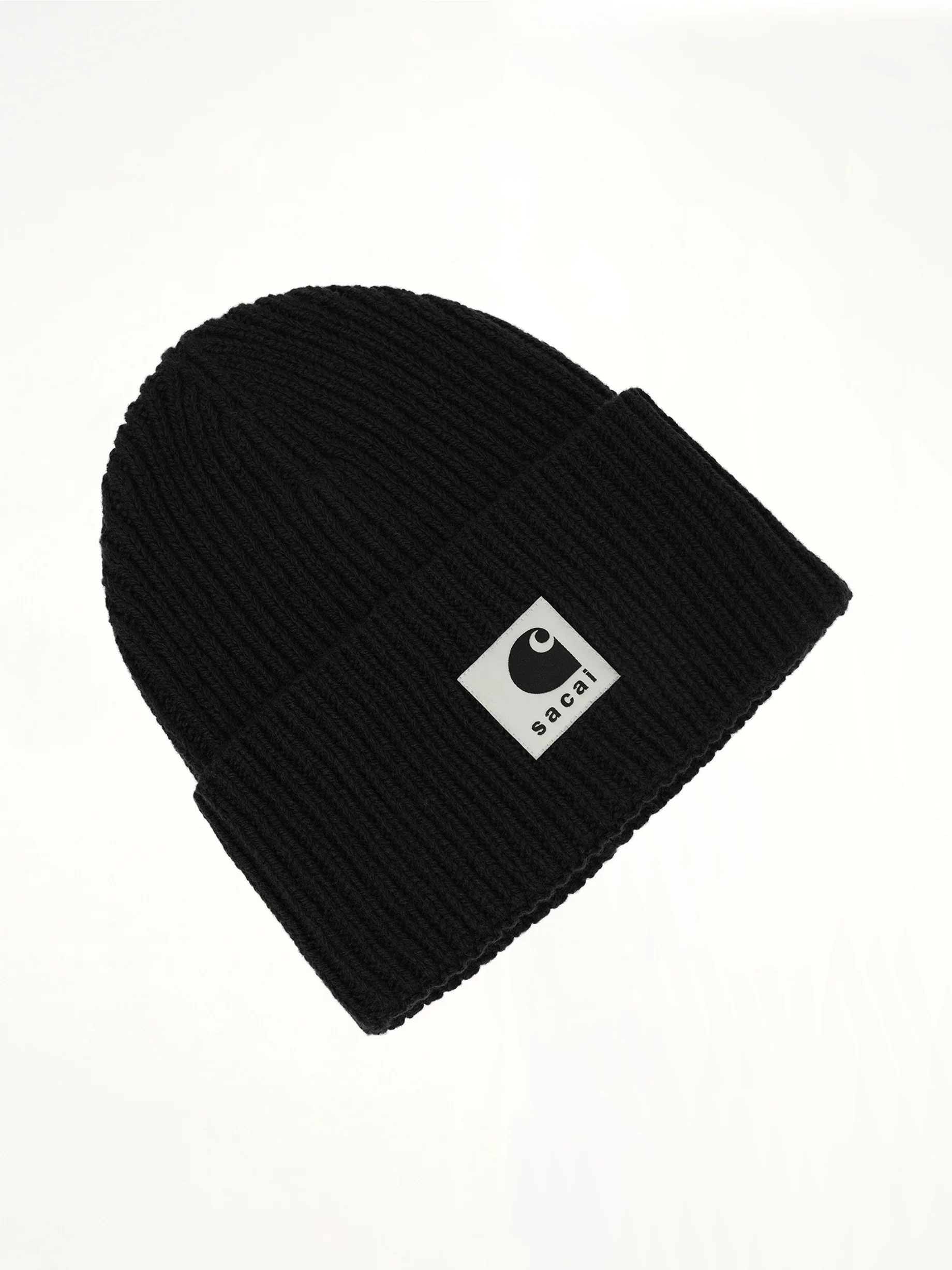 Carhartt WIP Wool Knit Beanie in Black - Image 3