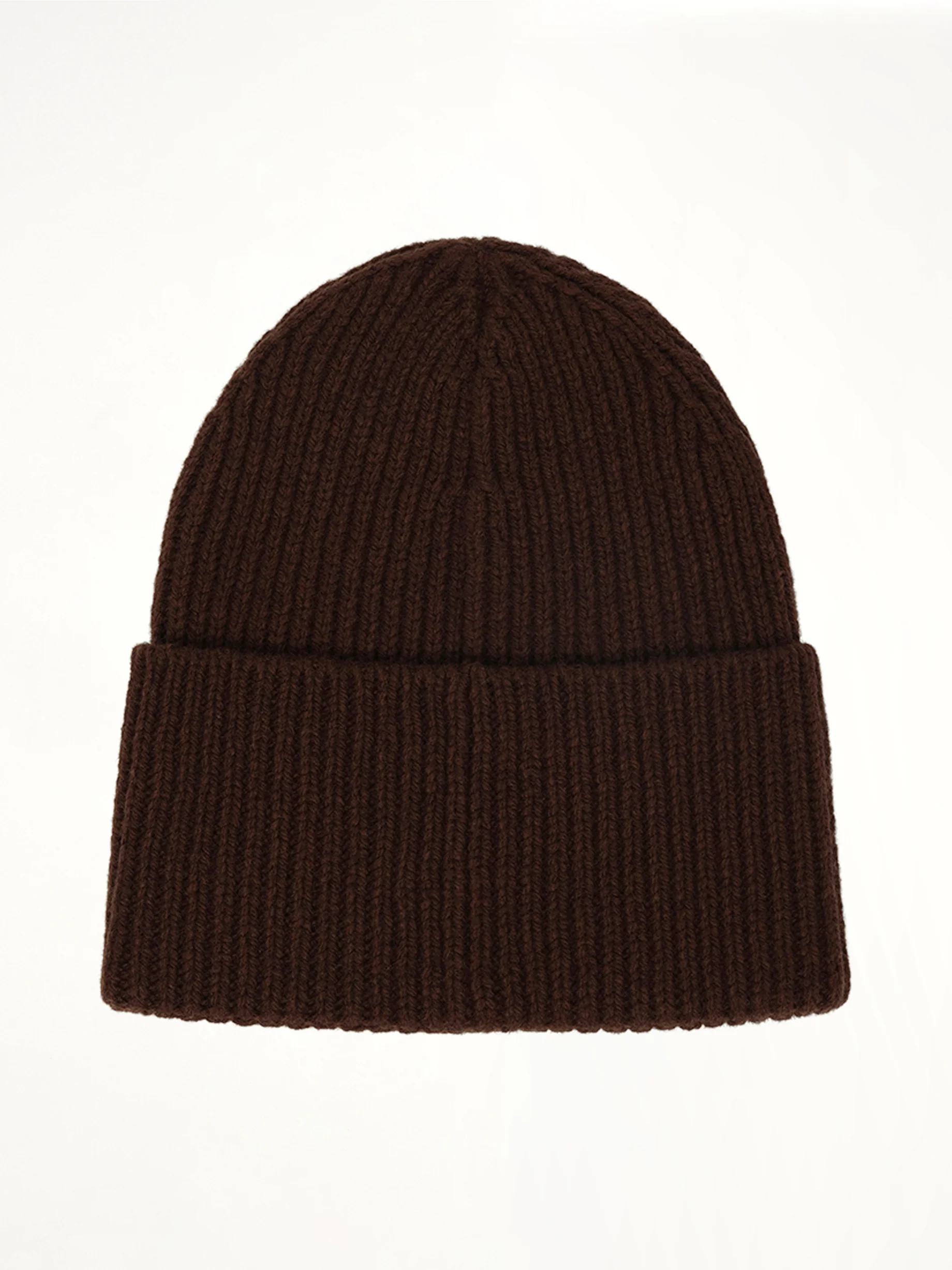 Carhartt WIP Wool Knit Beanie in Dark Beige - Image 2