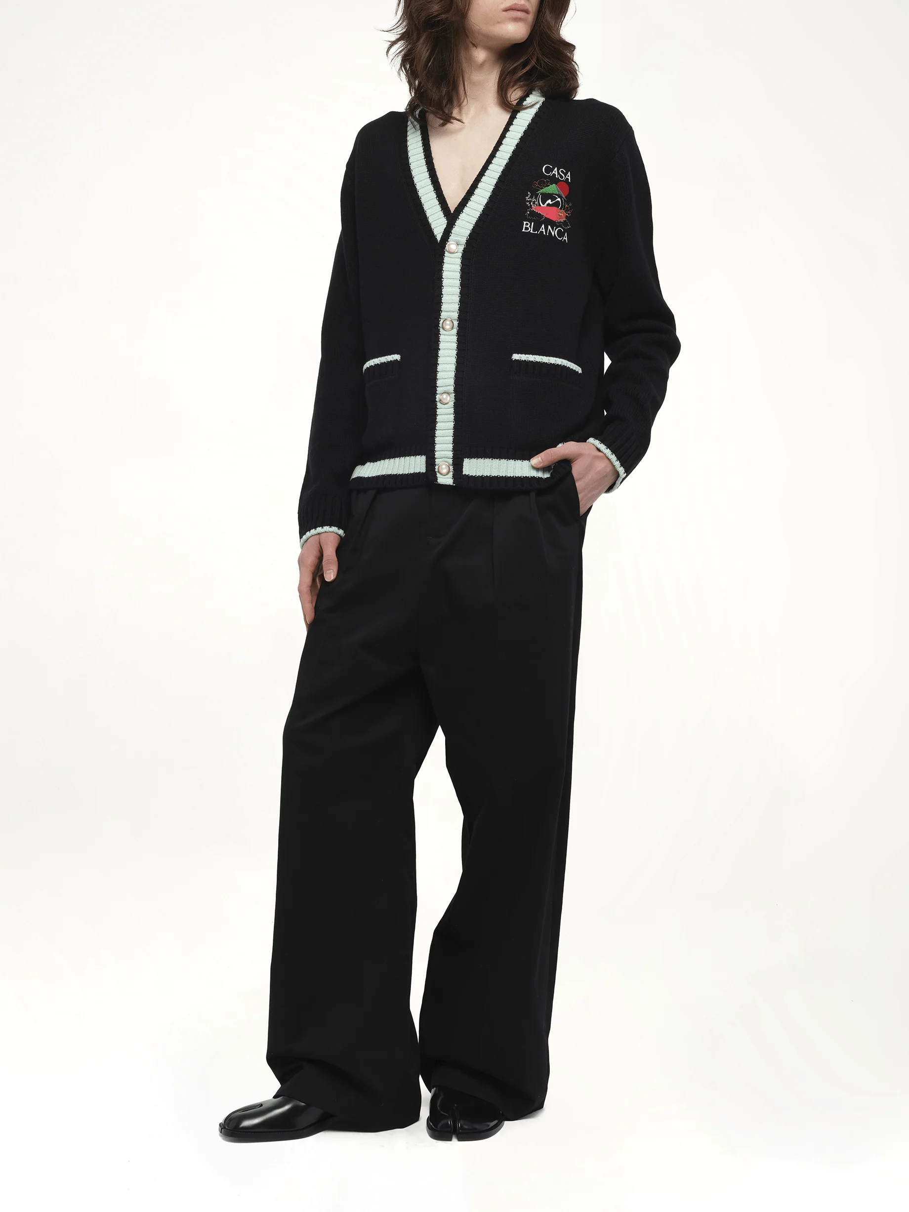 Casa Mountain Cardigan in Black - Image 4