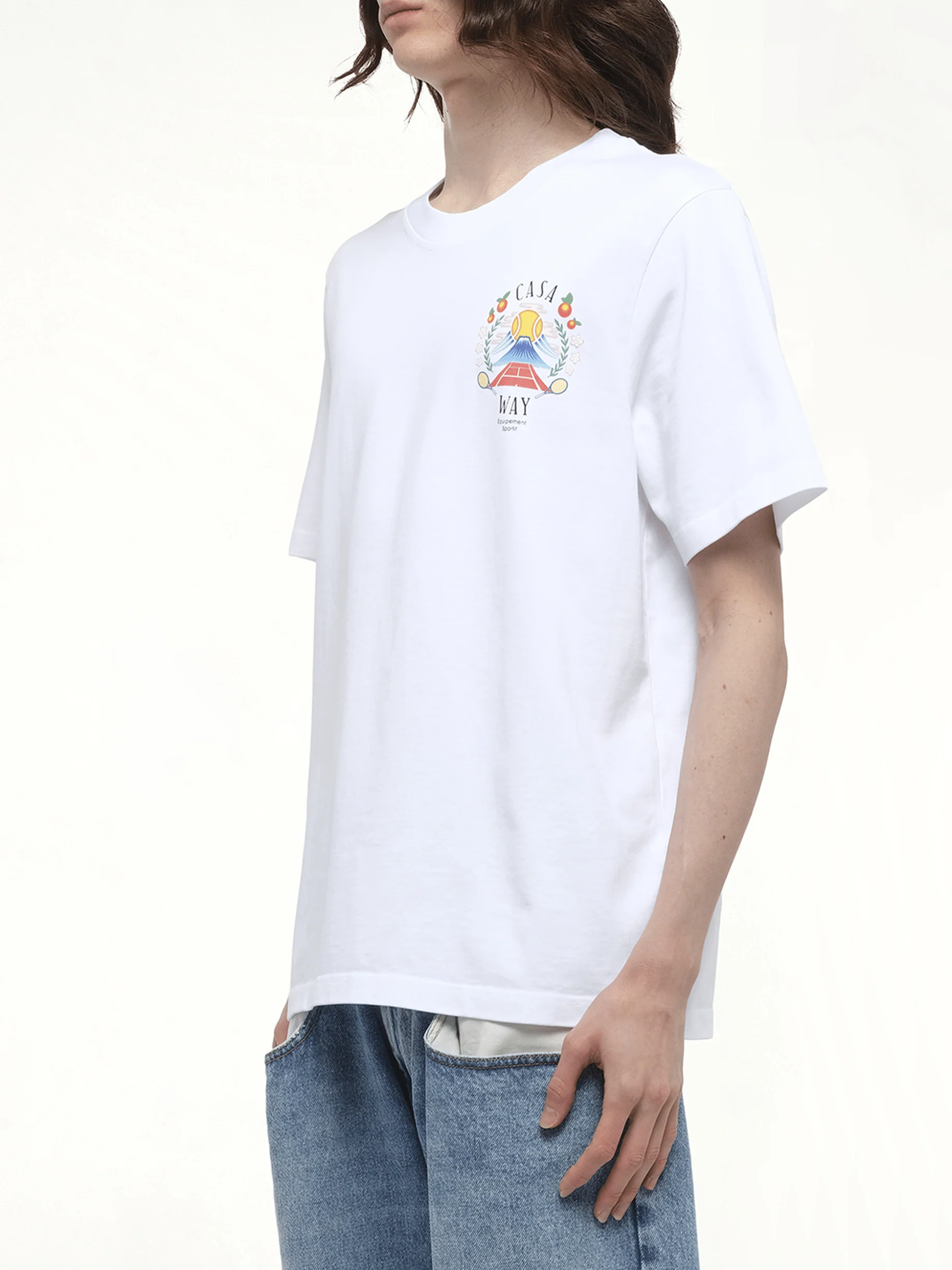 Casaway Mountain T-Shirt in White - Image 5