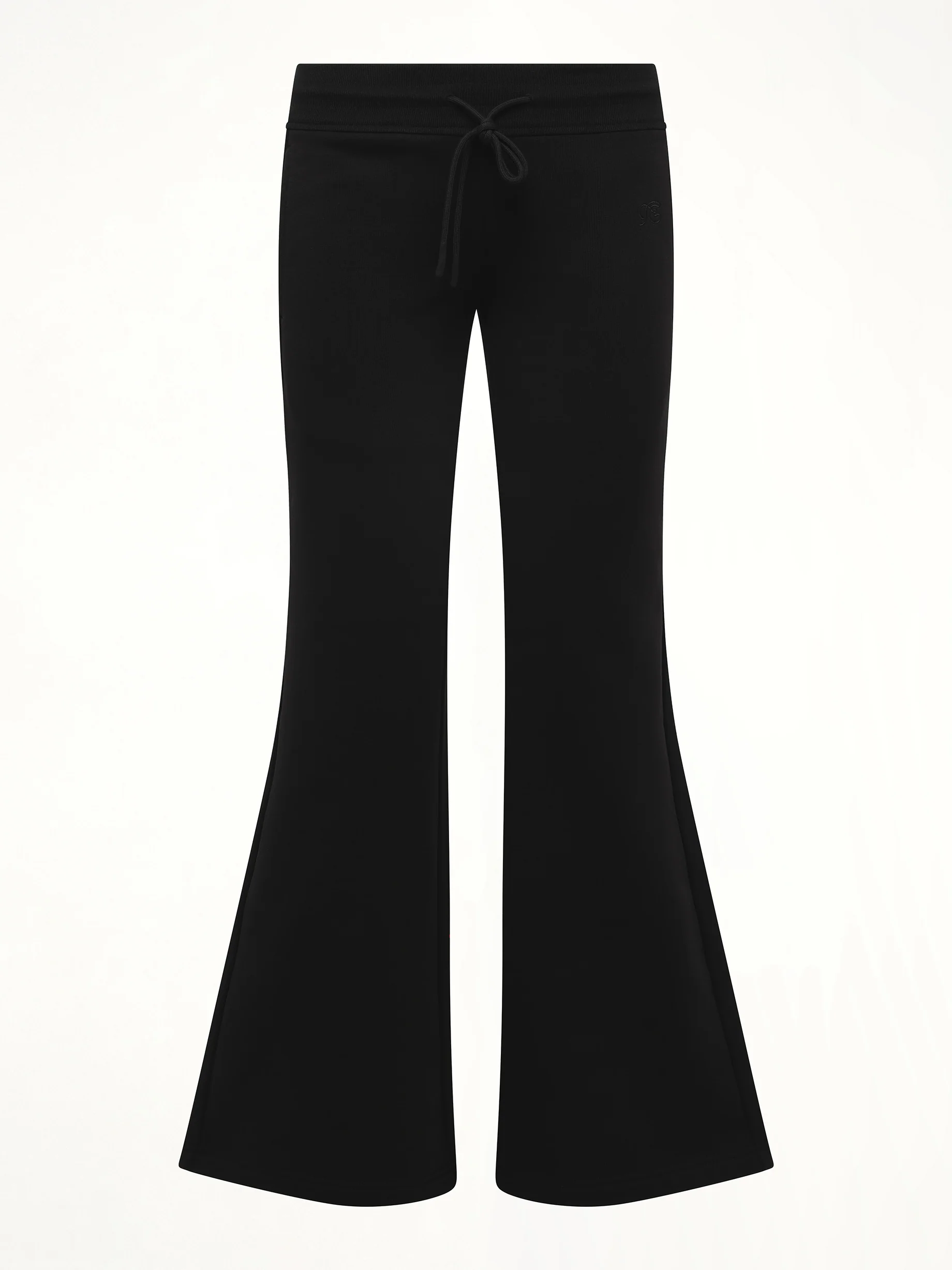 Casual Flared Sweatpants in Black - Image 2