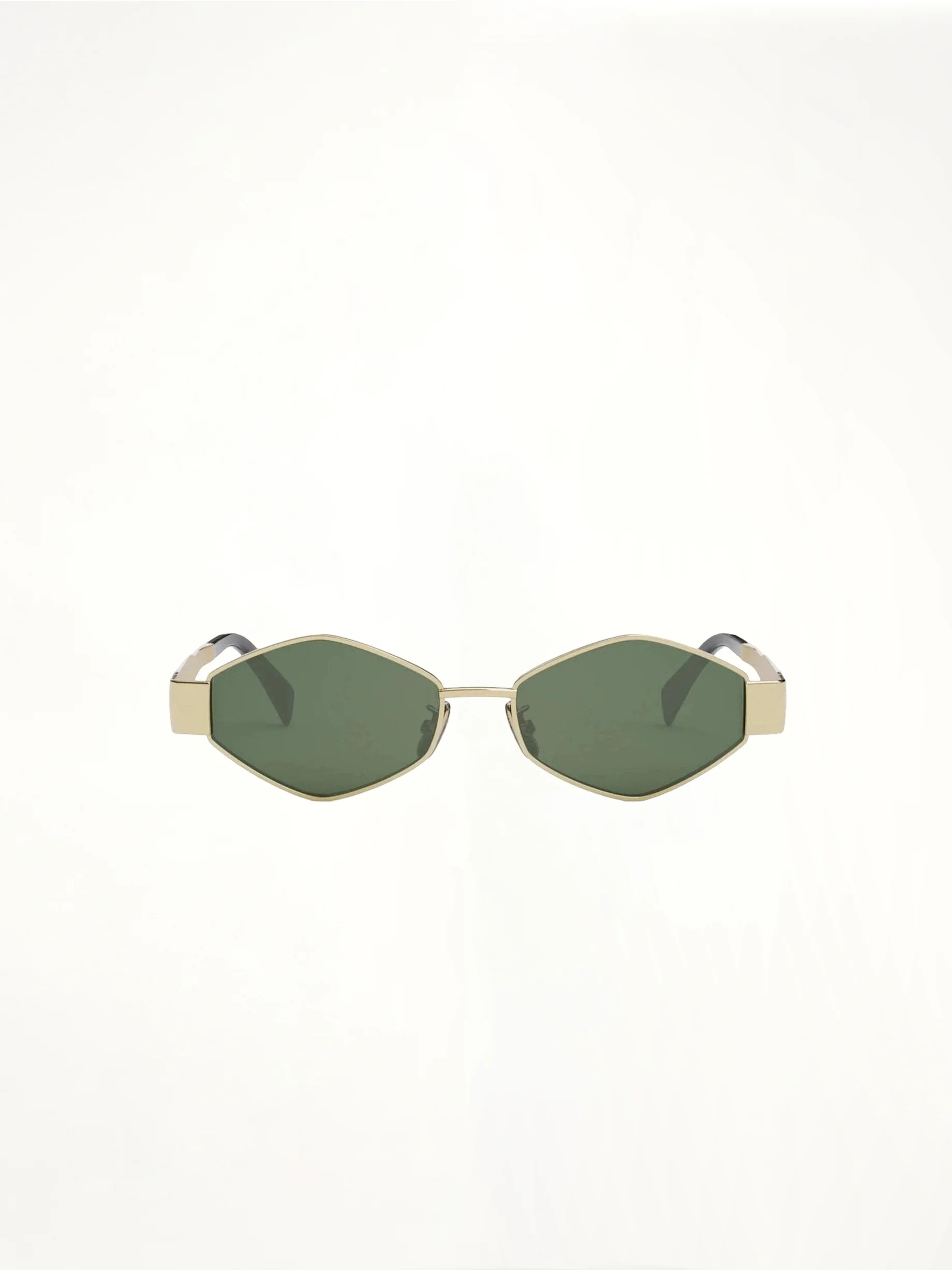 Celine CL40254U 5430N Metal Sunglasses in Gold/Tortoise - Image 2