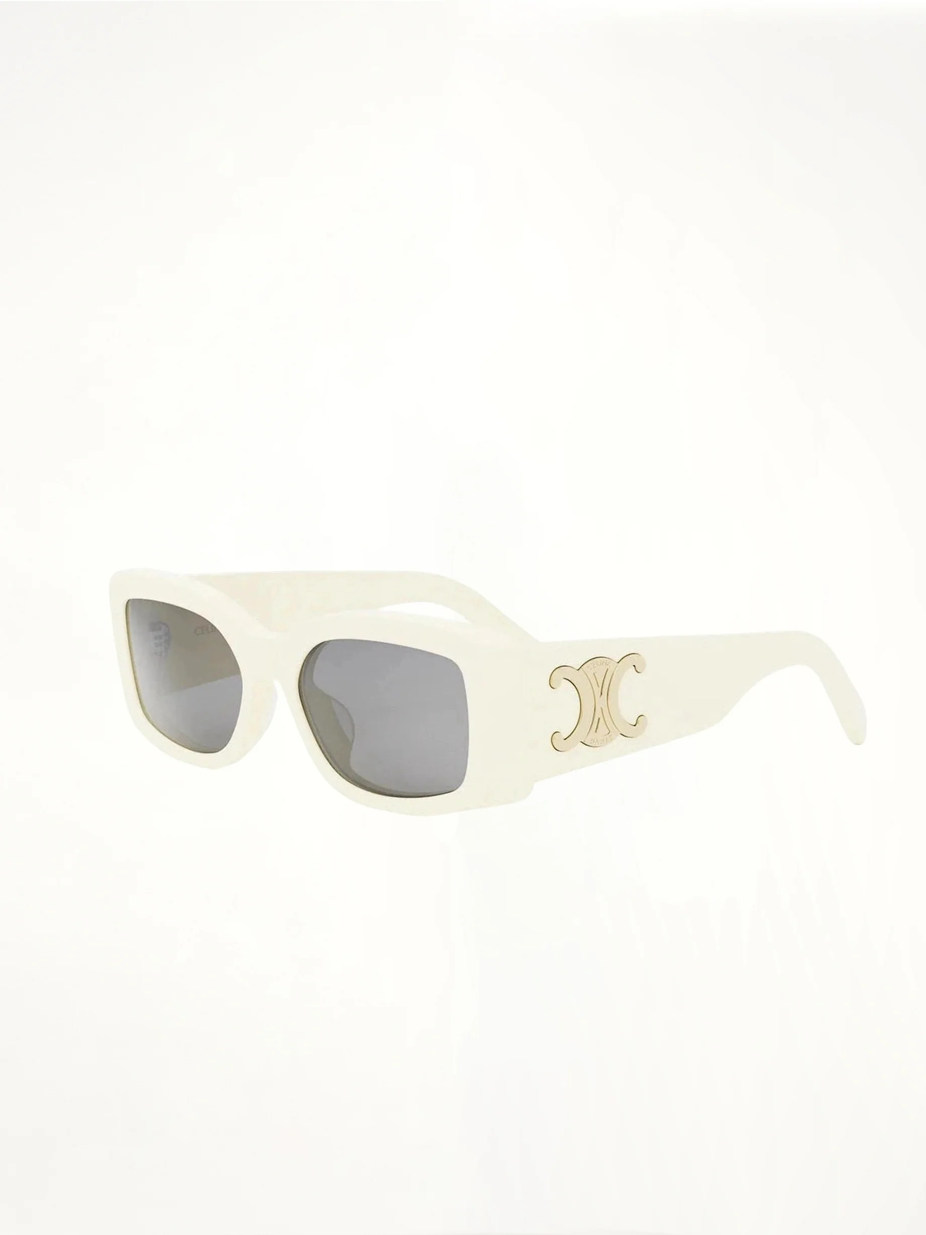 Celine CL40282U 5325A Acetate Sunglasses in Milk/Gold