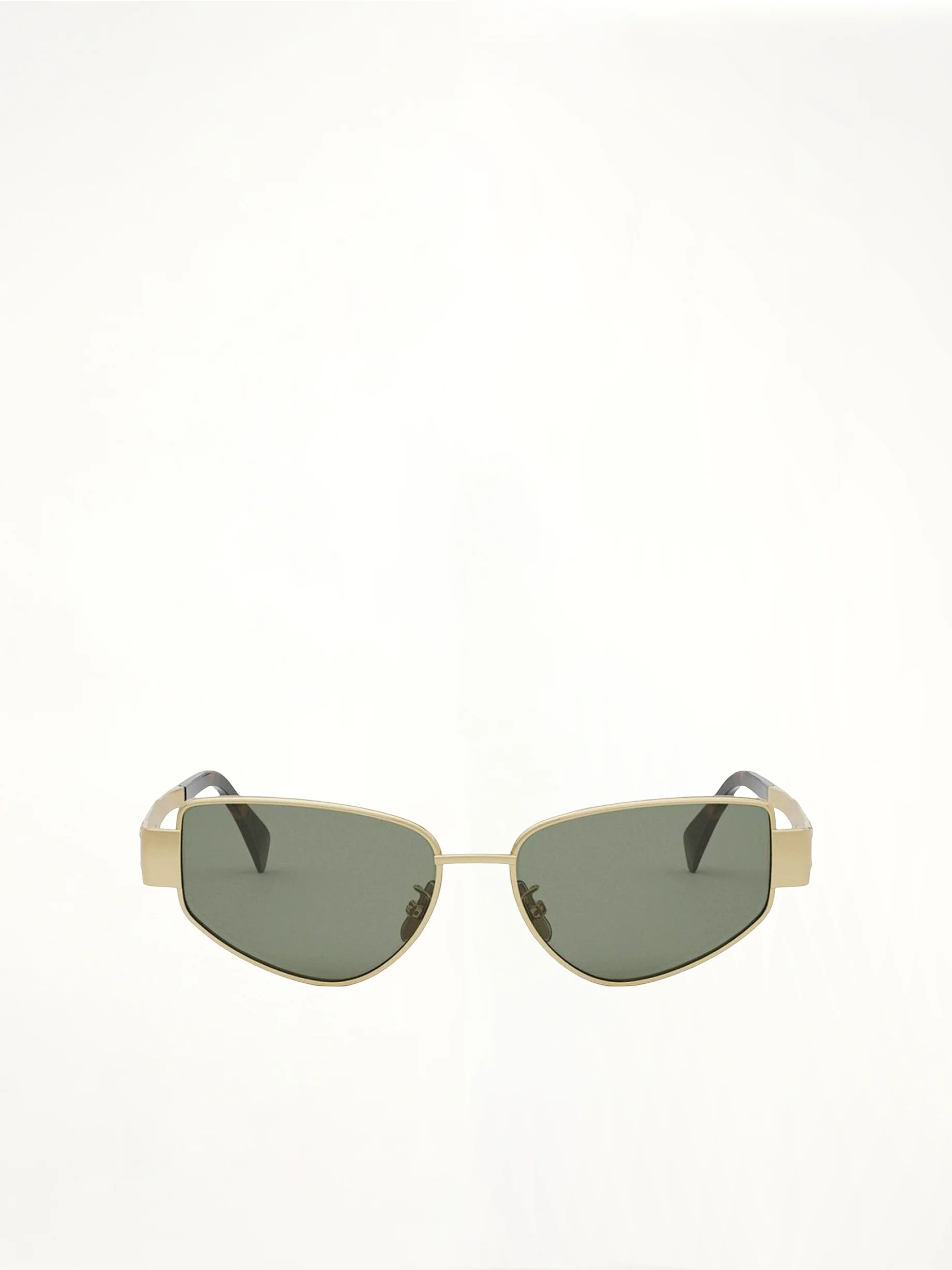 Celine CL40293U 5530N Metal Sunglasses in Dark Grey/Gold - Image 2