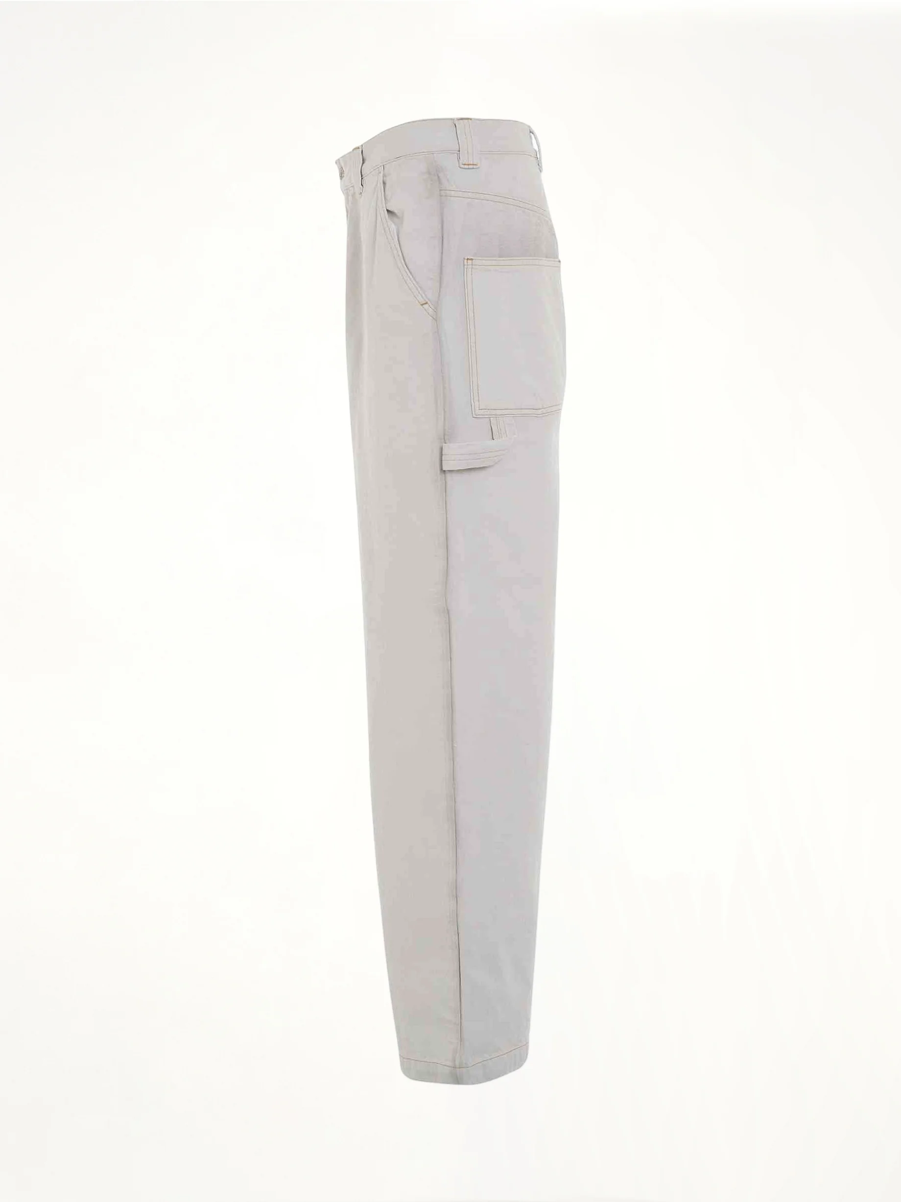 Chalk Selvedge Utility Jeans in Ice - Image 3