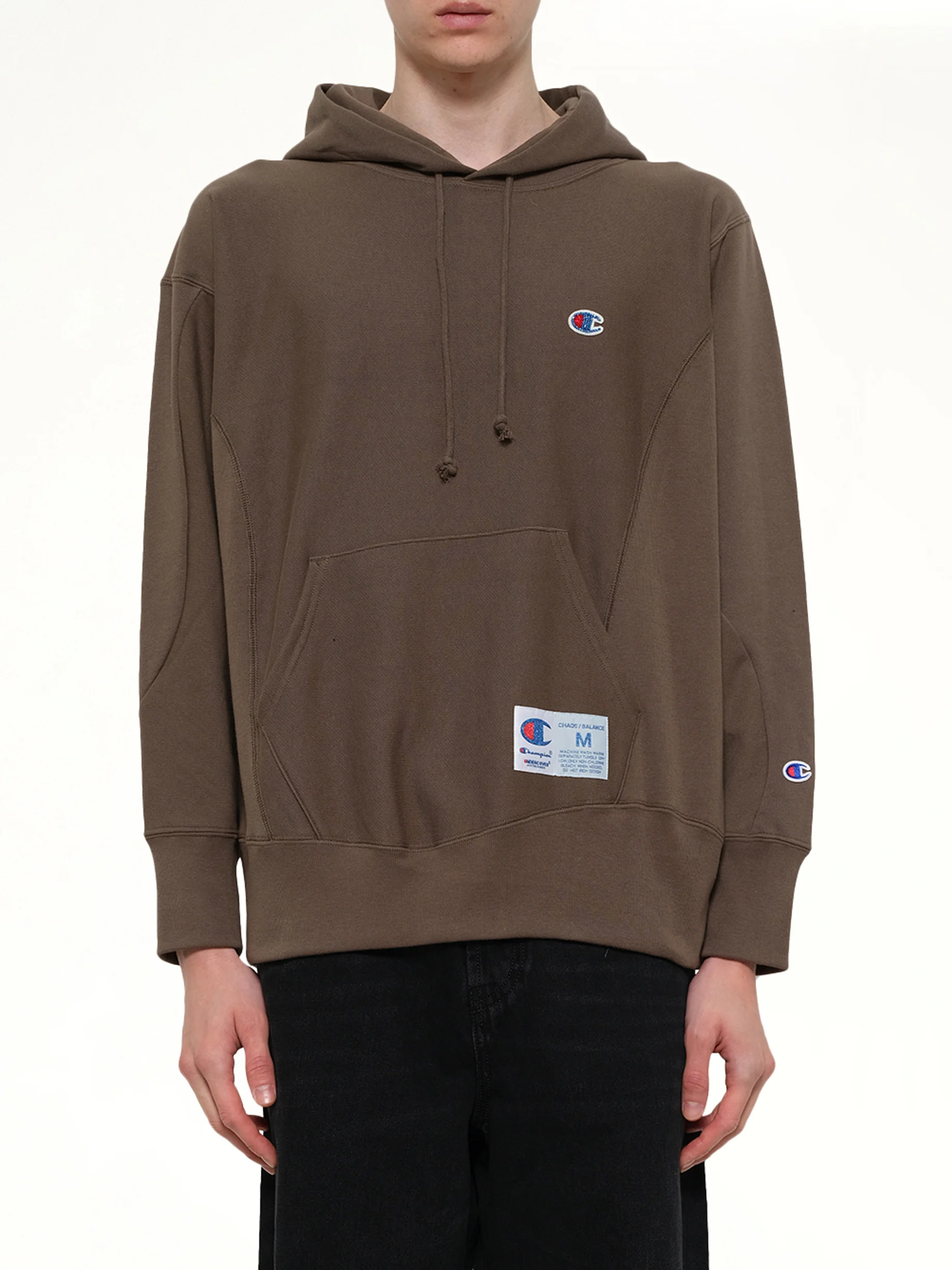 Champion x UC Hoodie in Khaki Gray