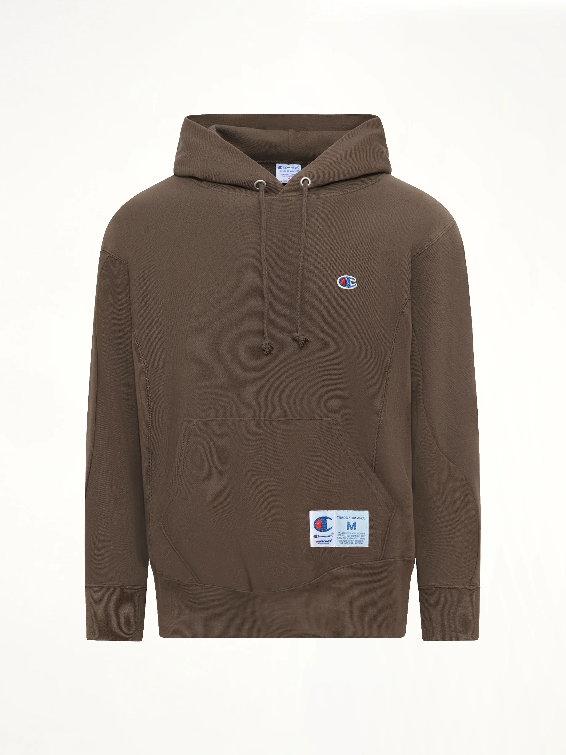 Champion x UC Hoodie in Khaki Gray - Image 2