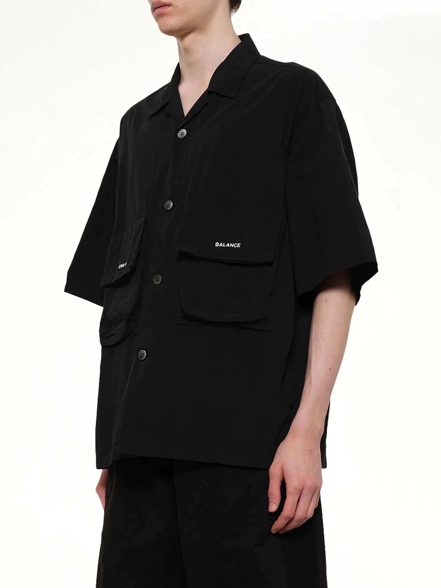 Chaos Balance Pocket Shirt in Black - Image 3