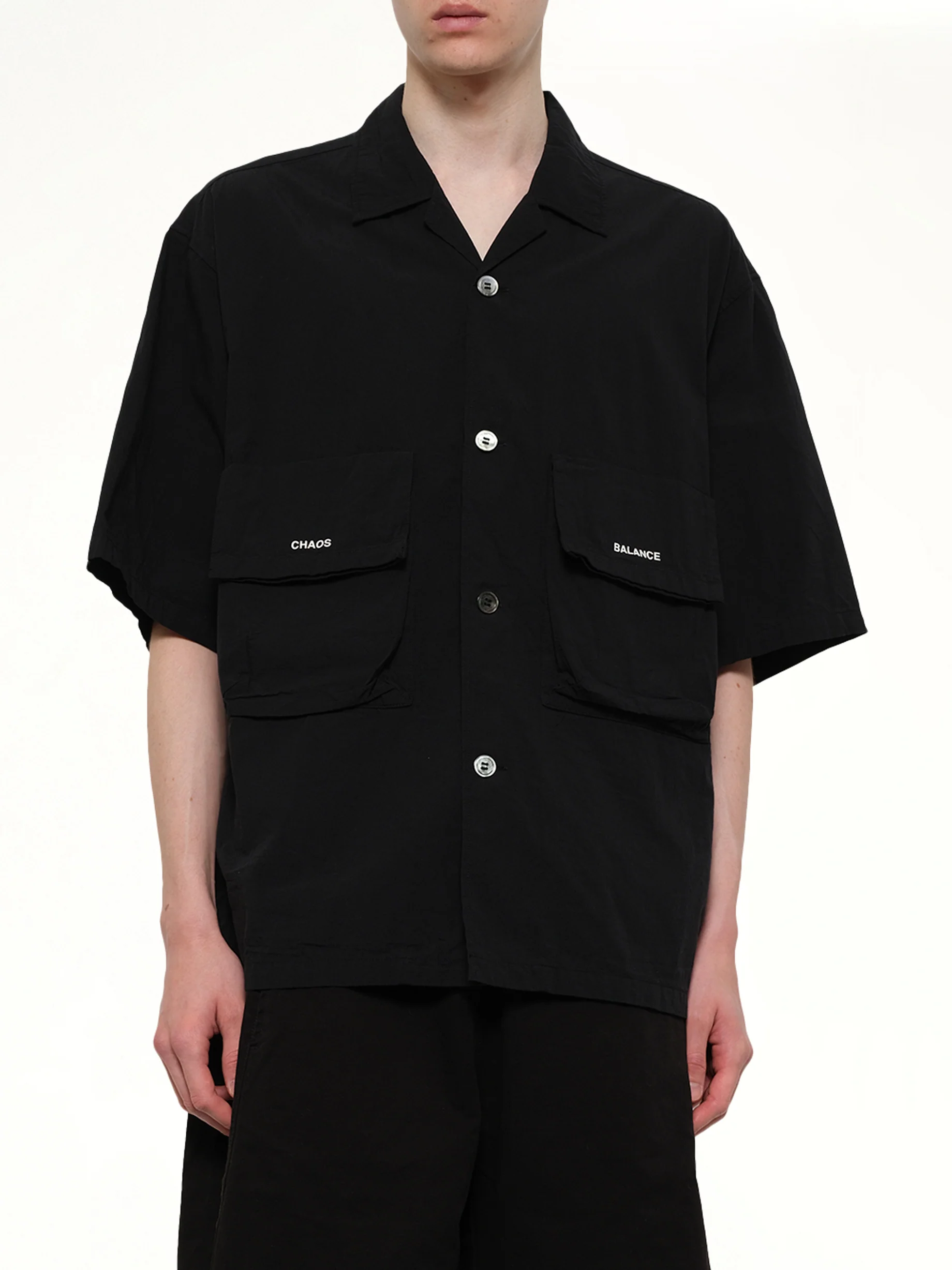 Chaos Balance Pocket Shirt in Black - Image 6