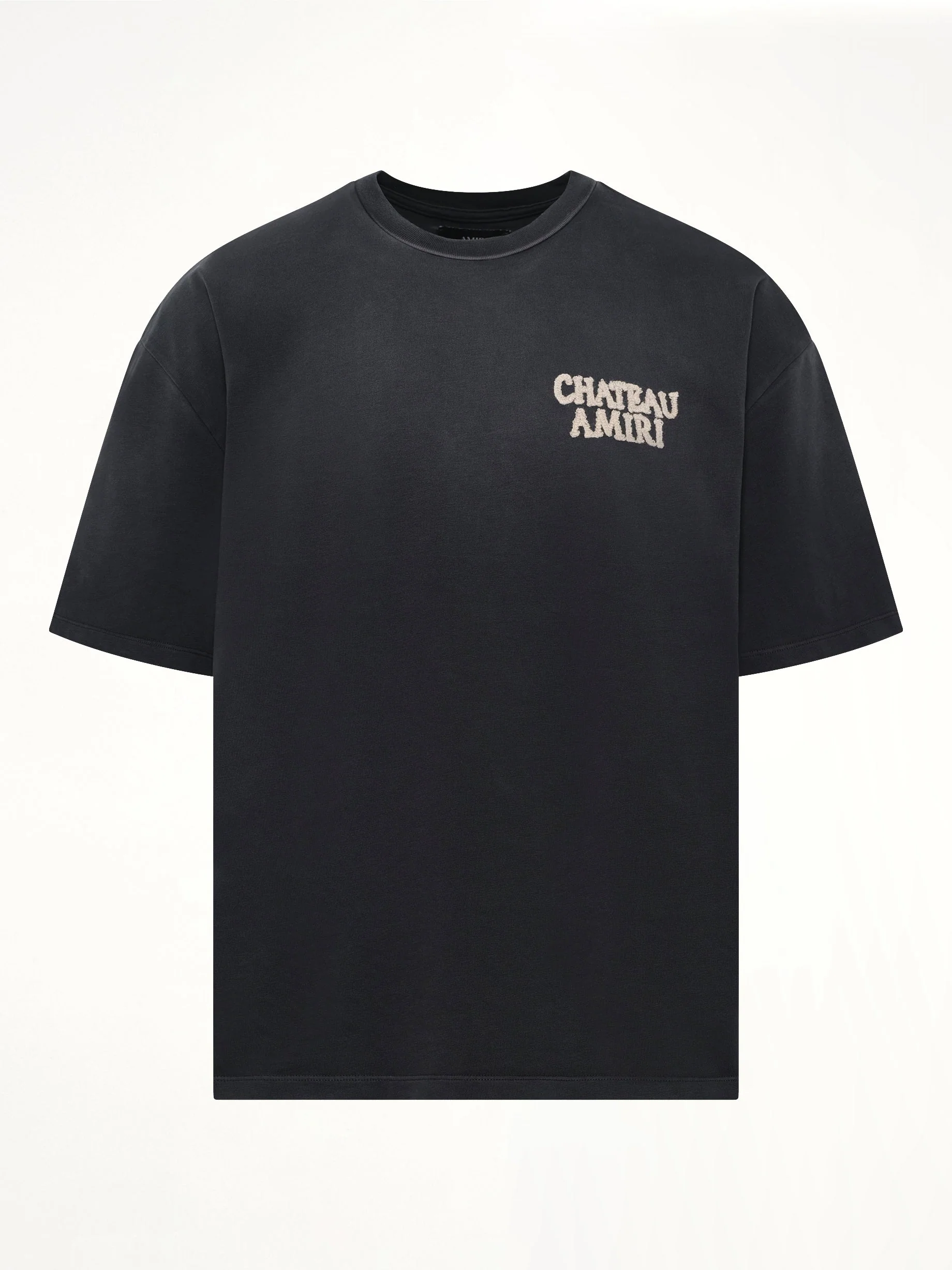 Chateau Amiri Oversized T-Shirt in Black - Image 2