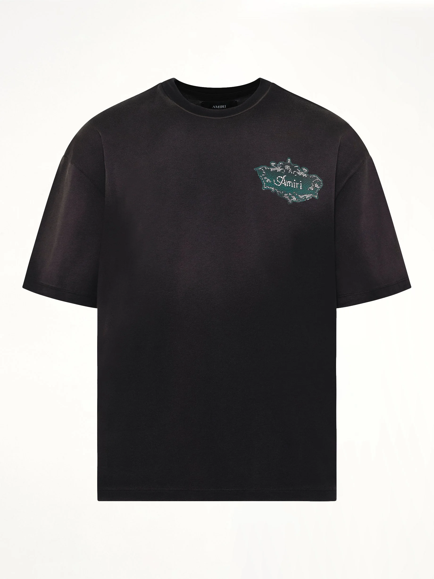 Chateau Crest Oversized T-Shirt in Black - Image 2