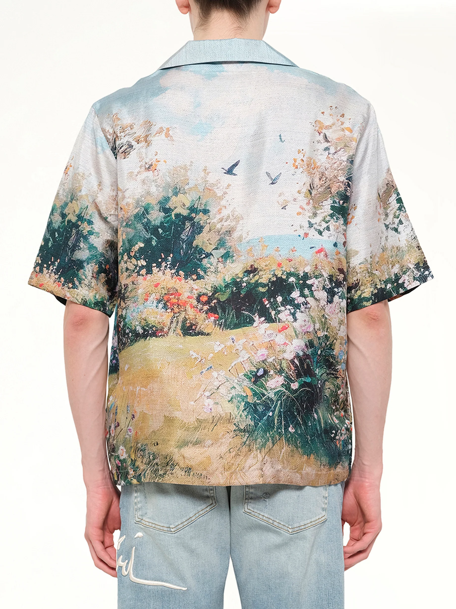 Chateau Fountain Camp Shirt in Multicolour - Image 5