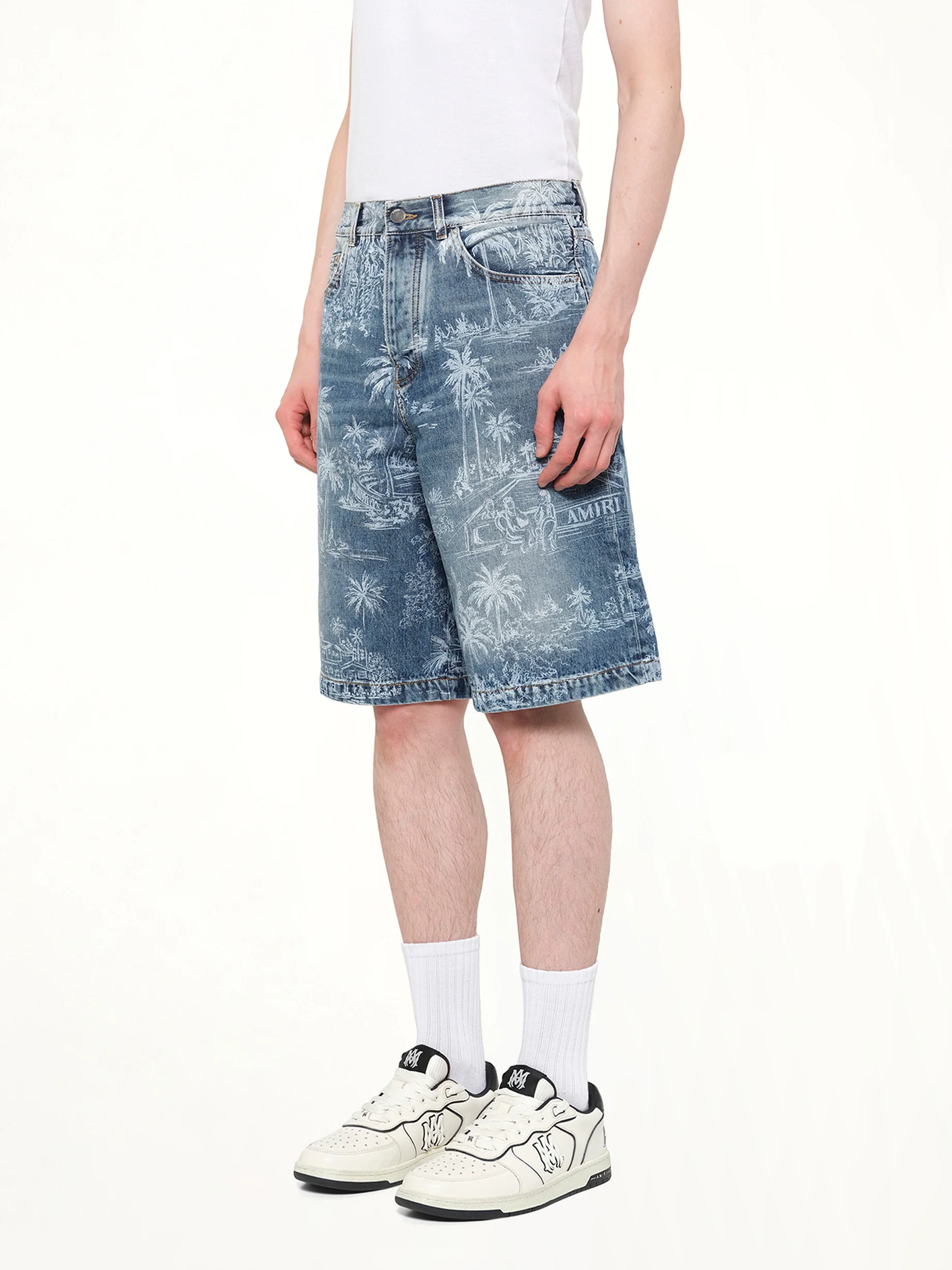 Chateau Palms Denim Shorts in Harbor Indigo - Image 3