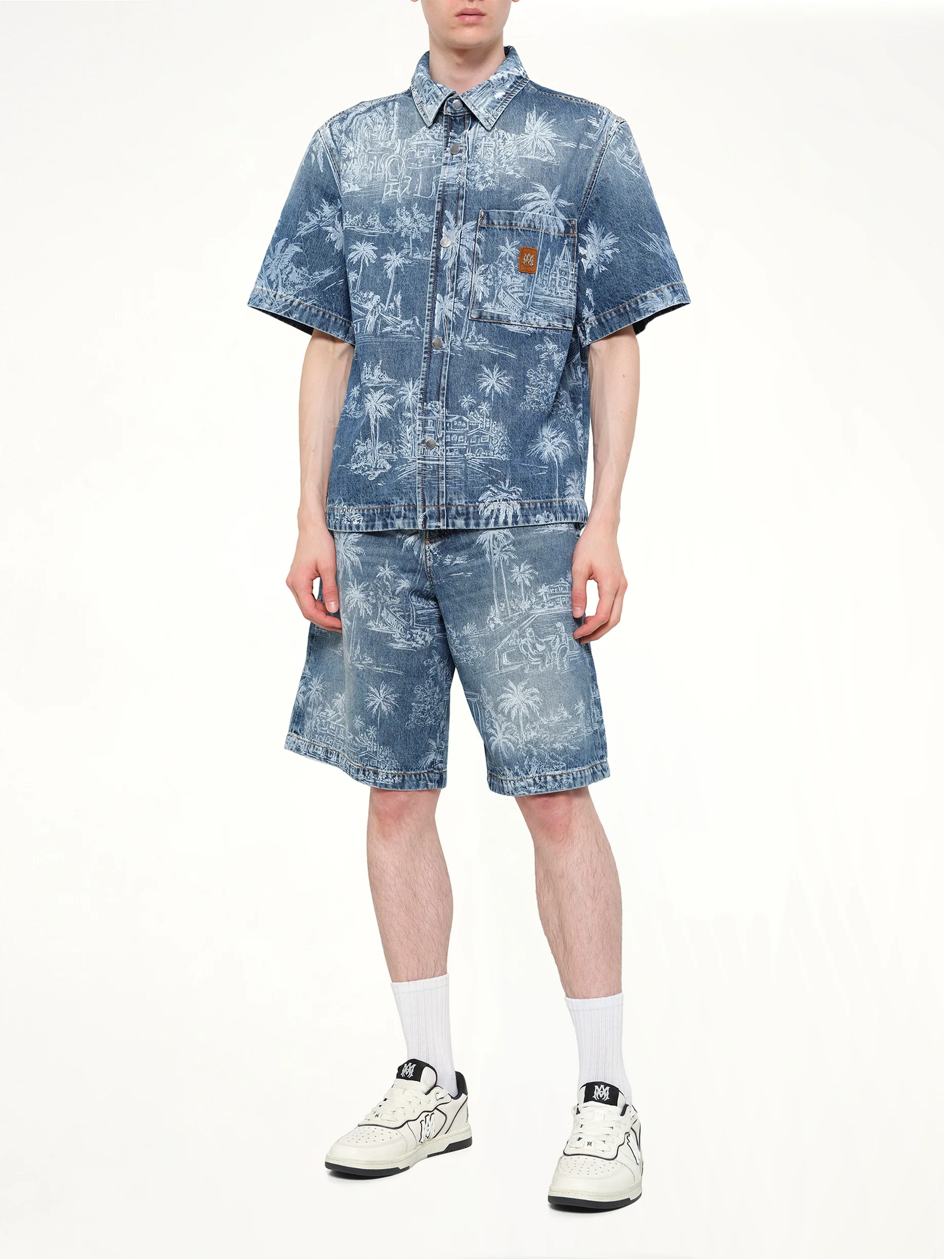 Chateau Palms Denim Shorts in Harbor Indigo - Image 4