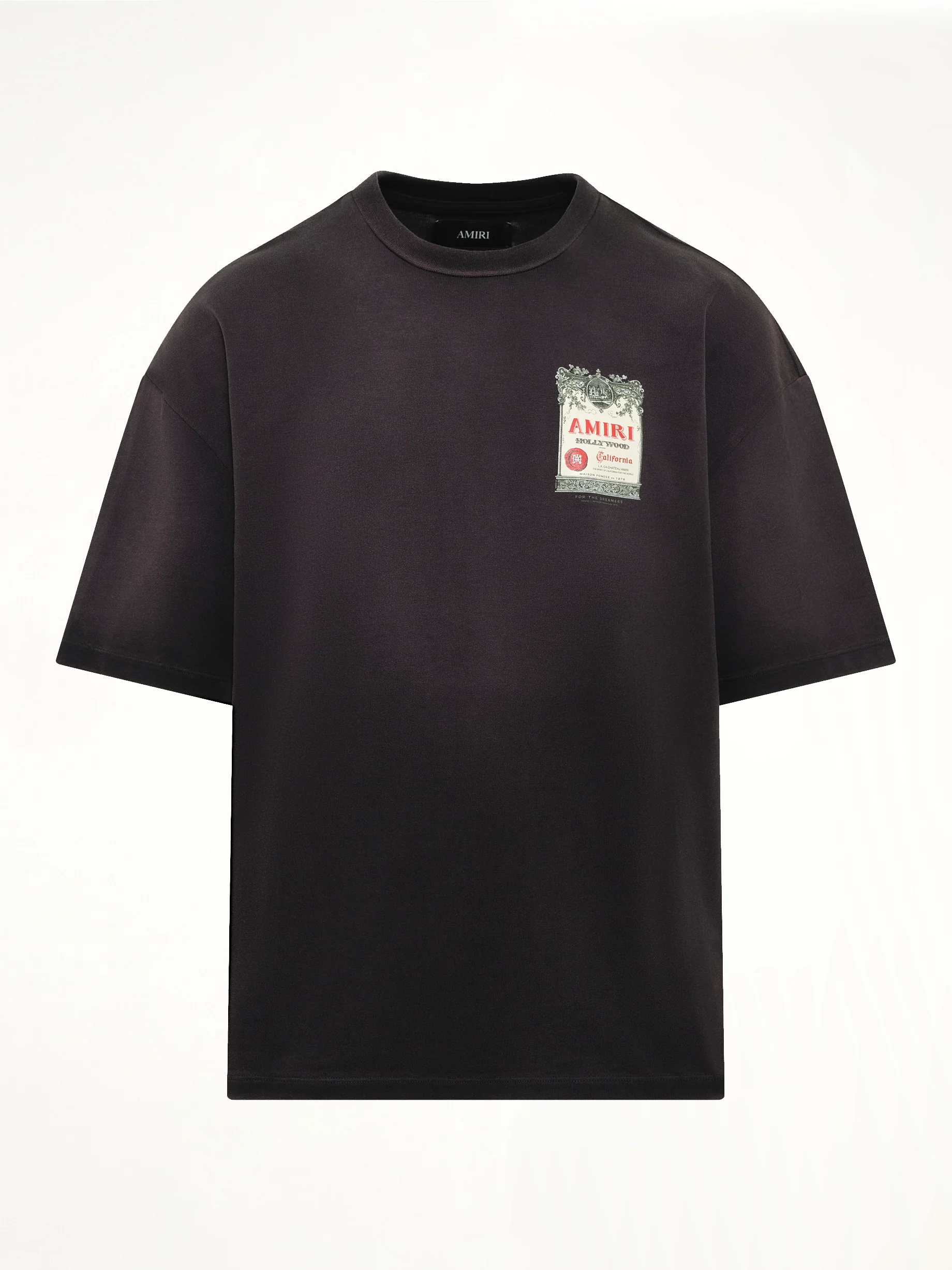 Chateau Stamp Oversized T-Shirt in Black - Image 2