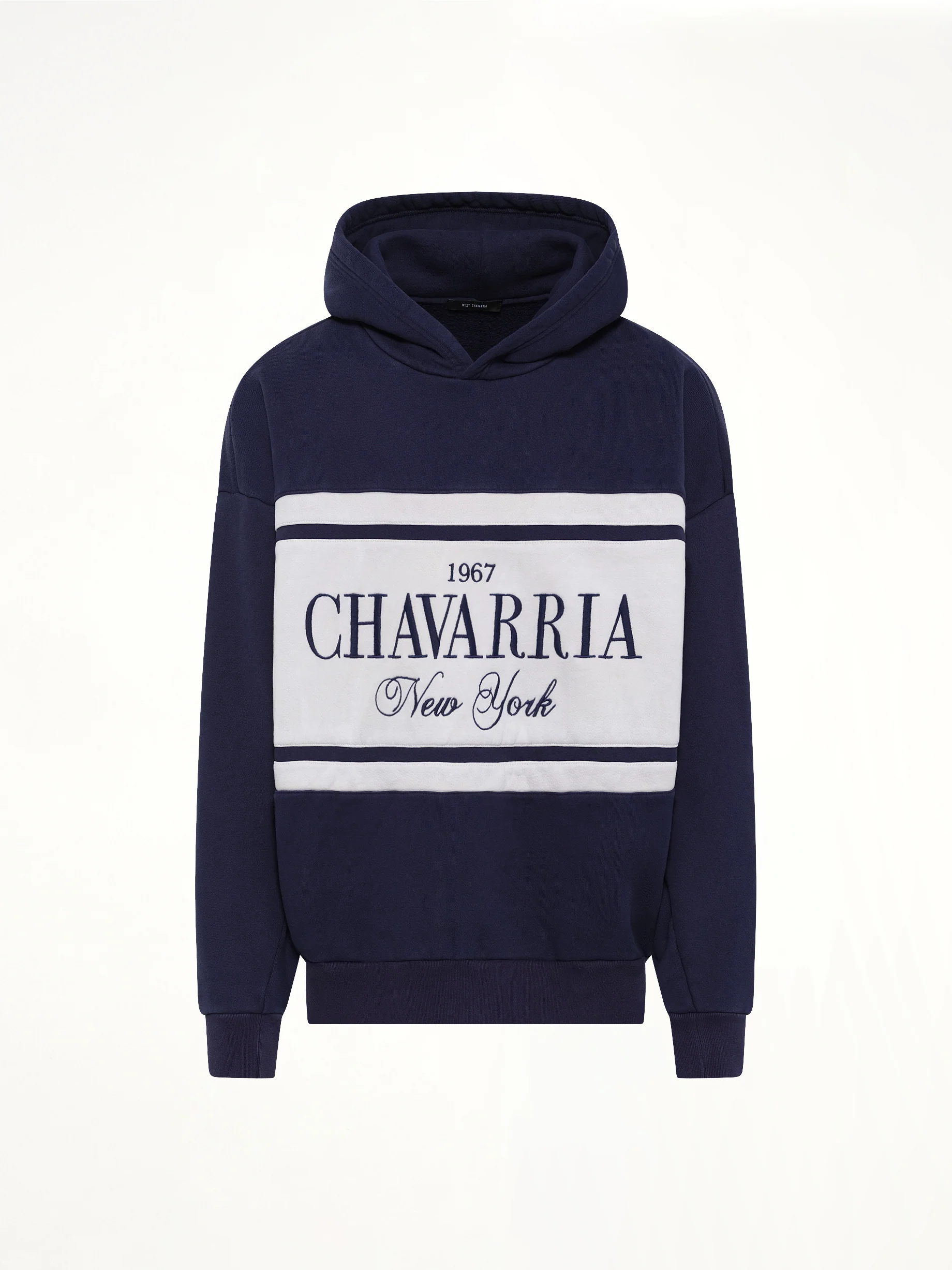 Chavarria Stripe Gilroy Hoodie in Peacoat - Image 2
