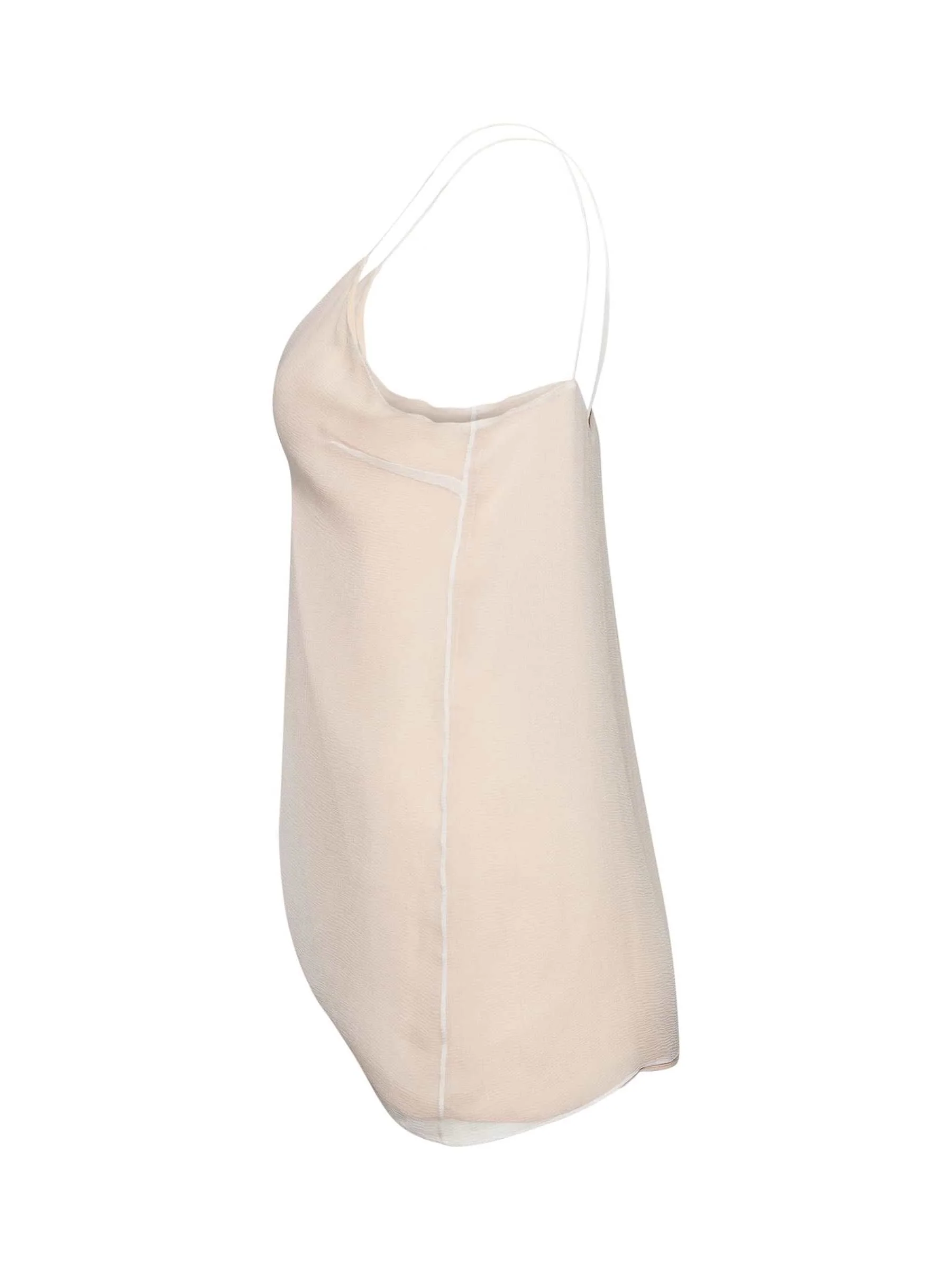 Thin Strap Camisole in Cream - Image 3